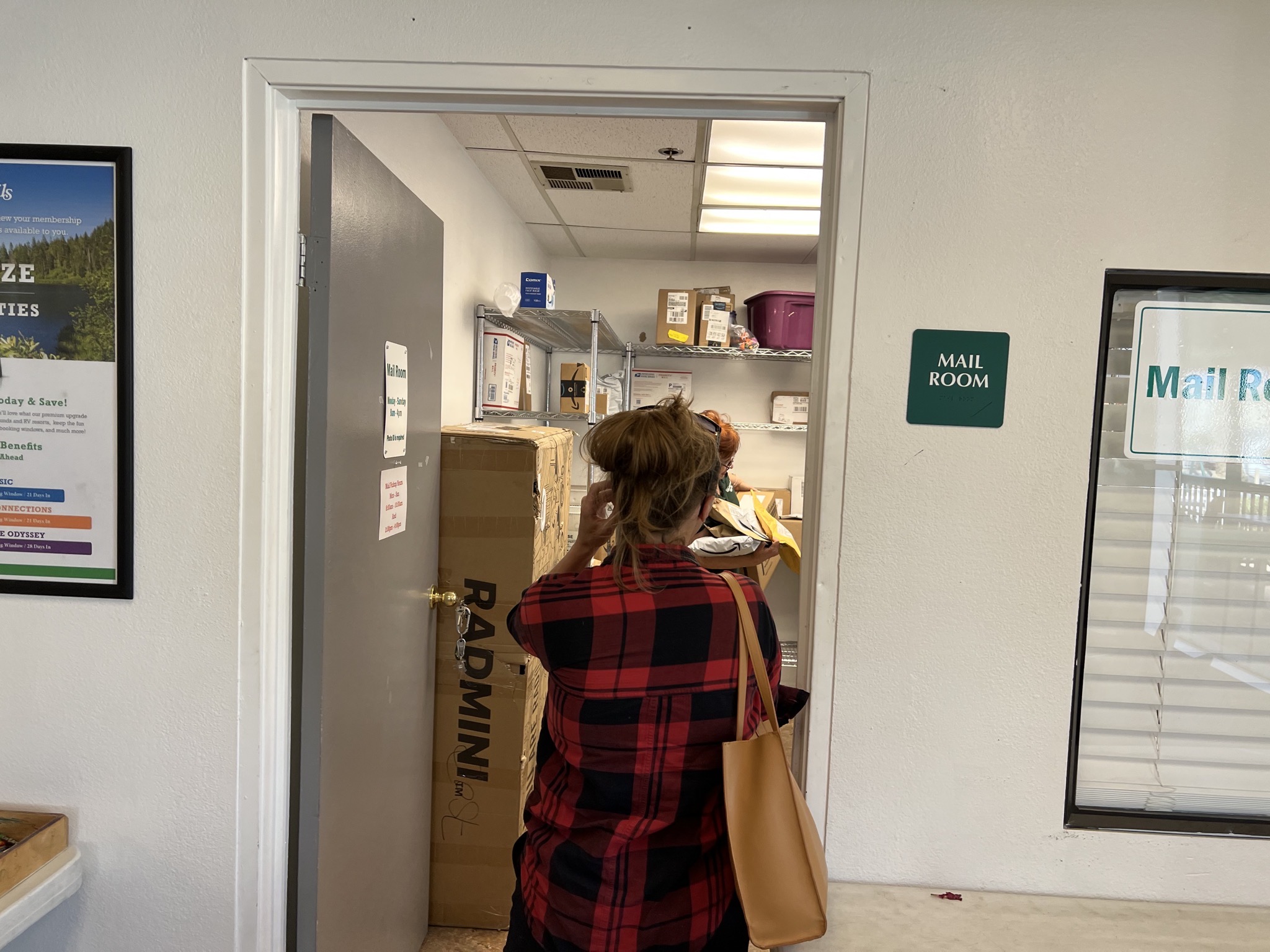 Mail room