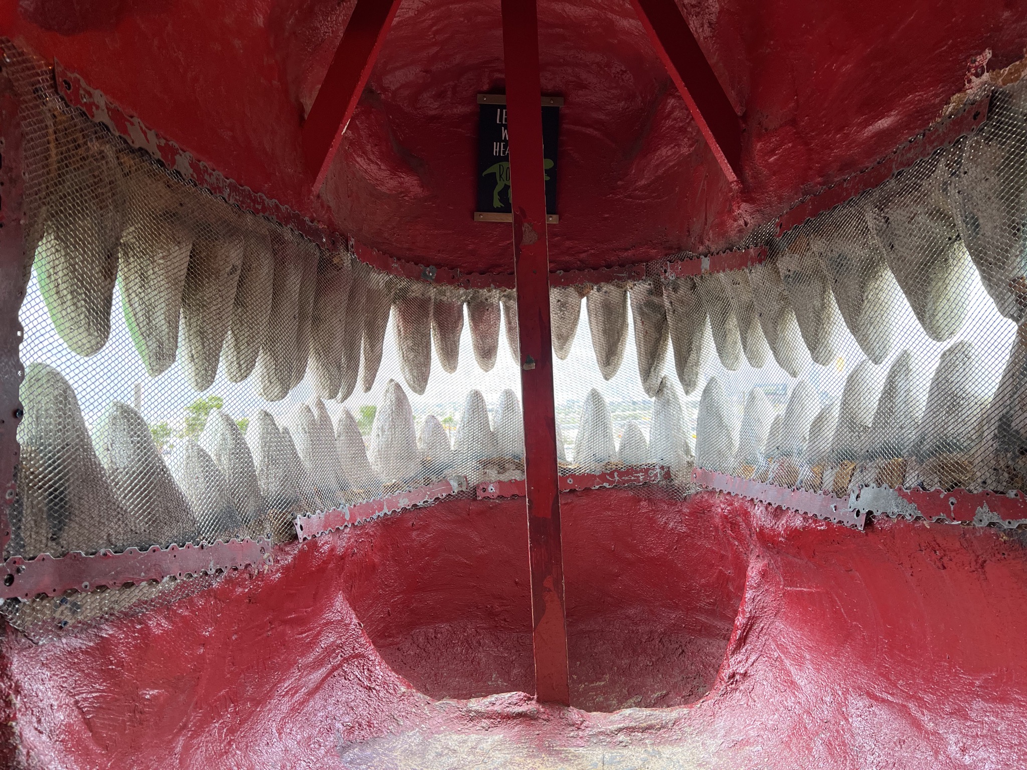 Inside dinosaur