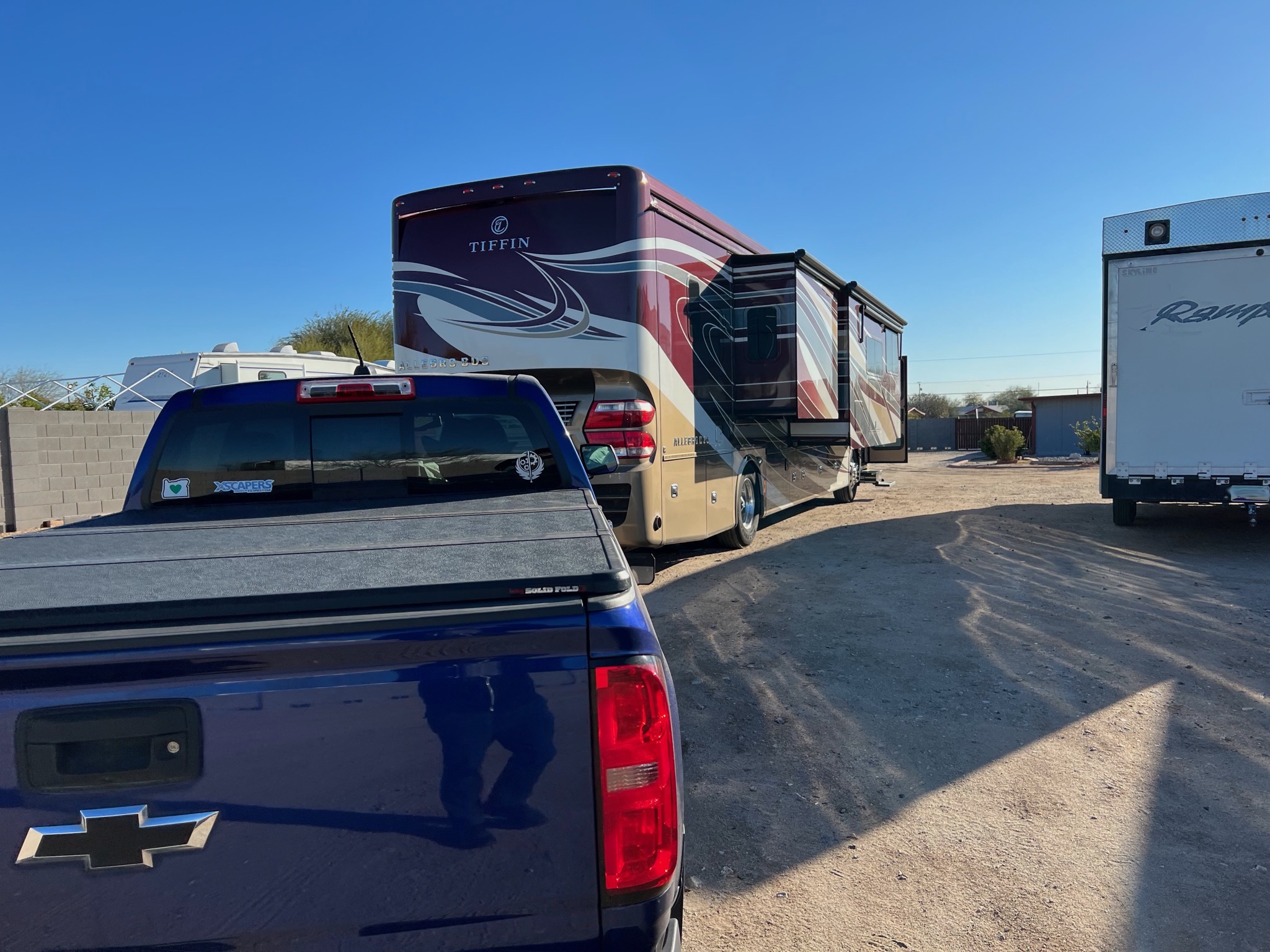 Coach at Buckeye Desert Backyard