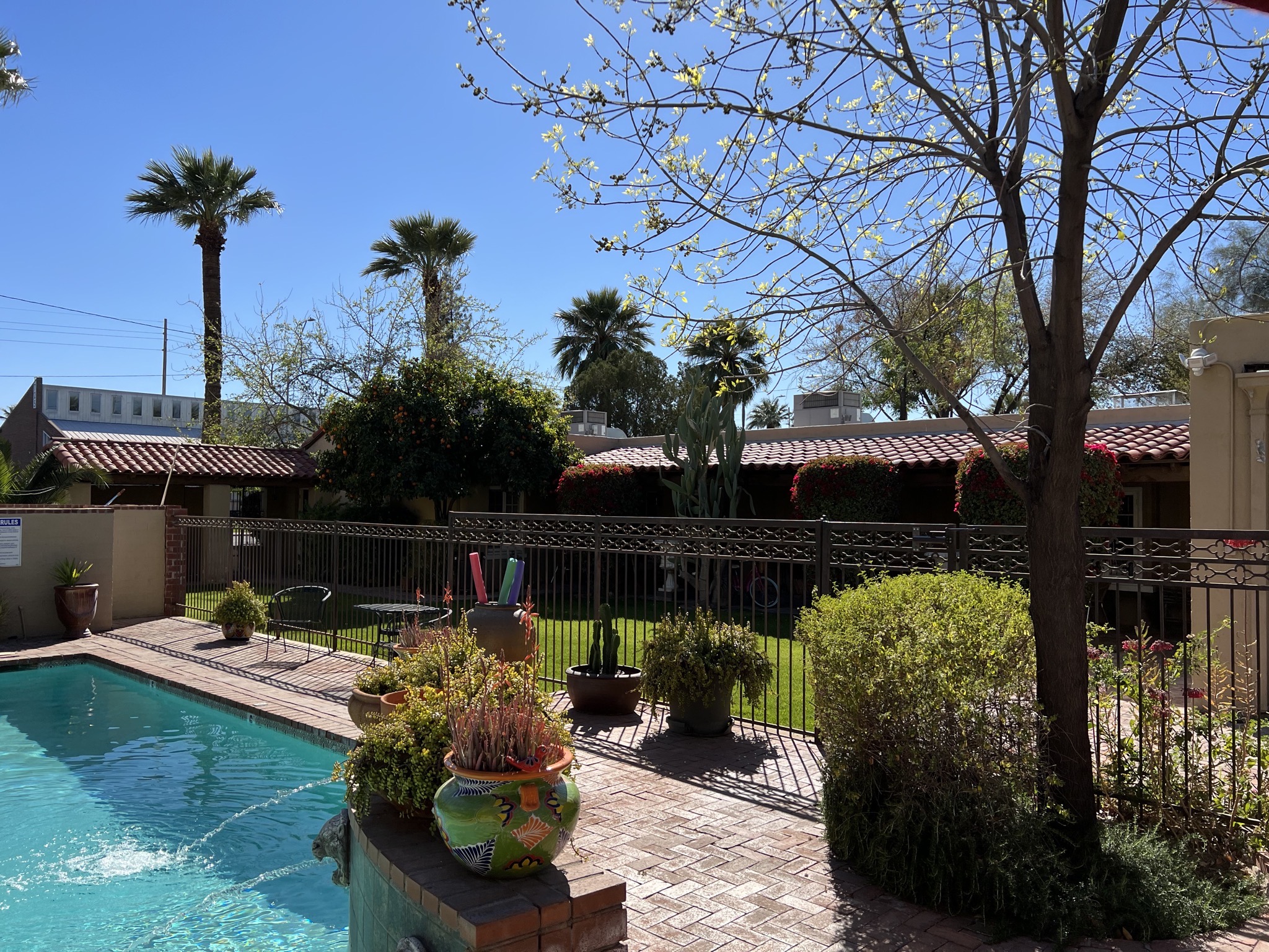 Pool area