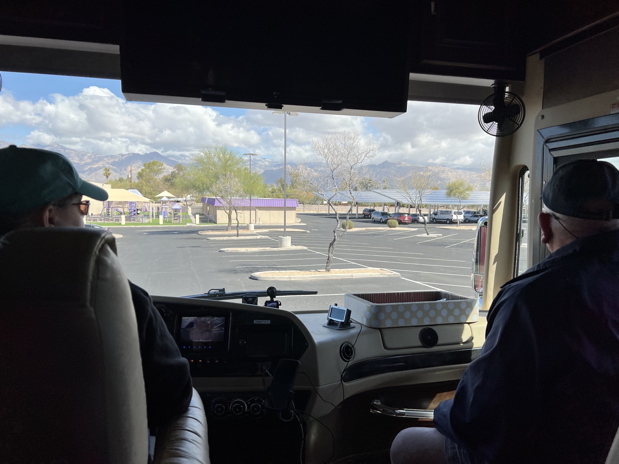 RV driving school driving practical