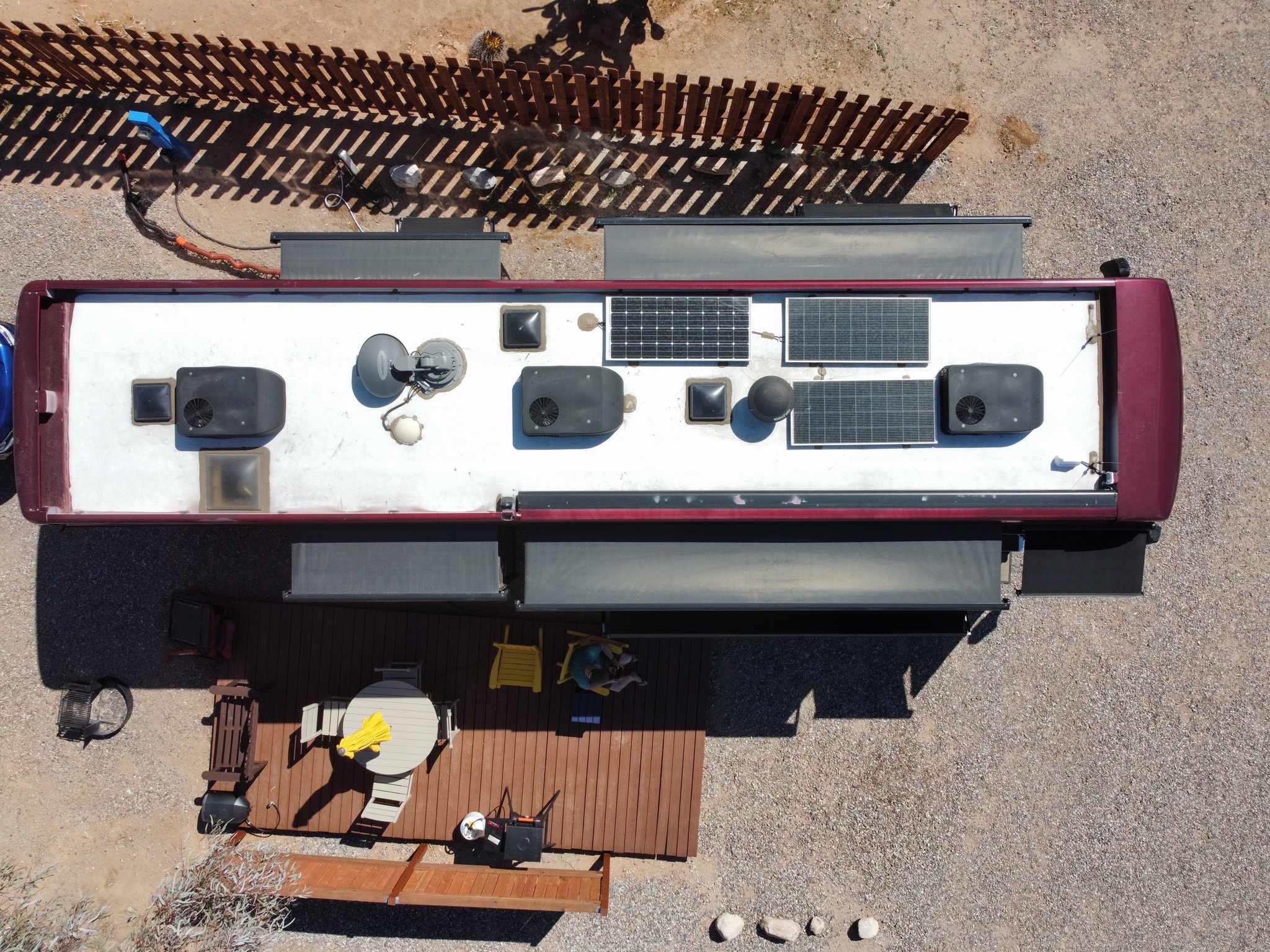 Aerial view of site
