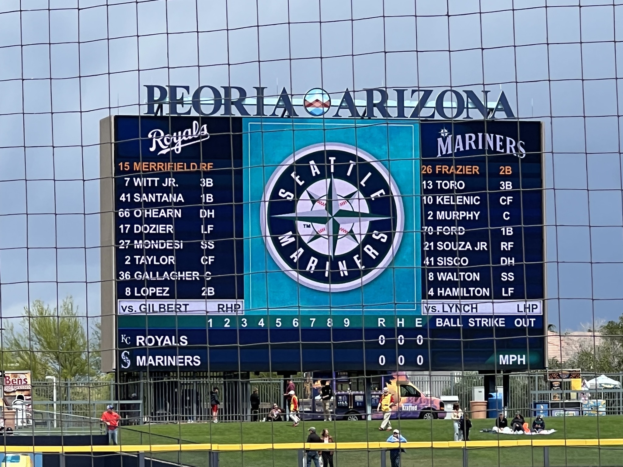 Starting lineup