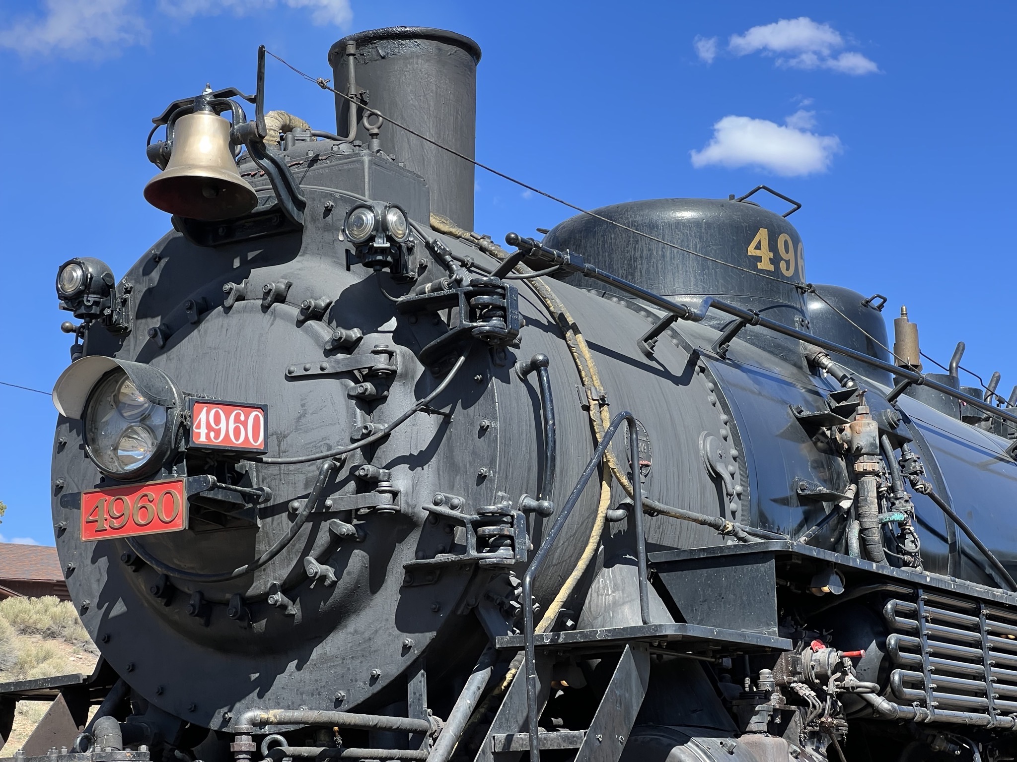 Steam train engine