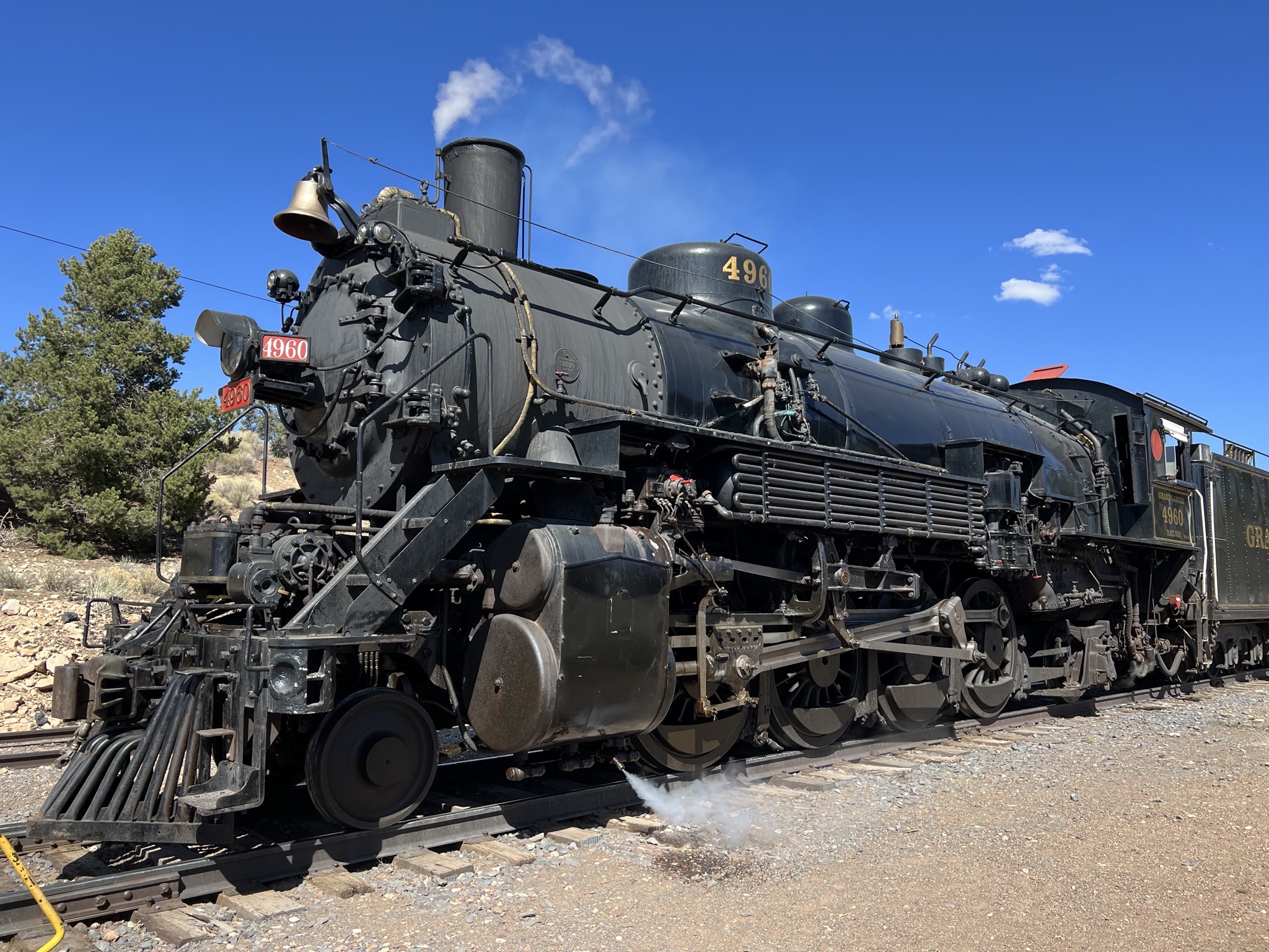 Steam train engine