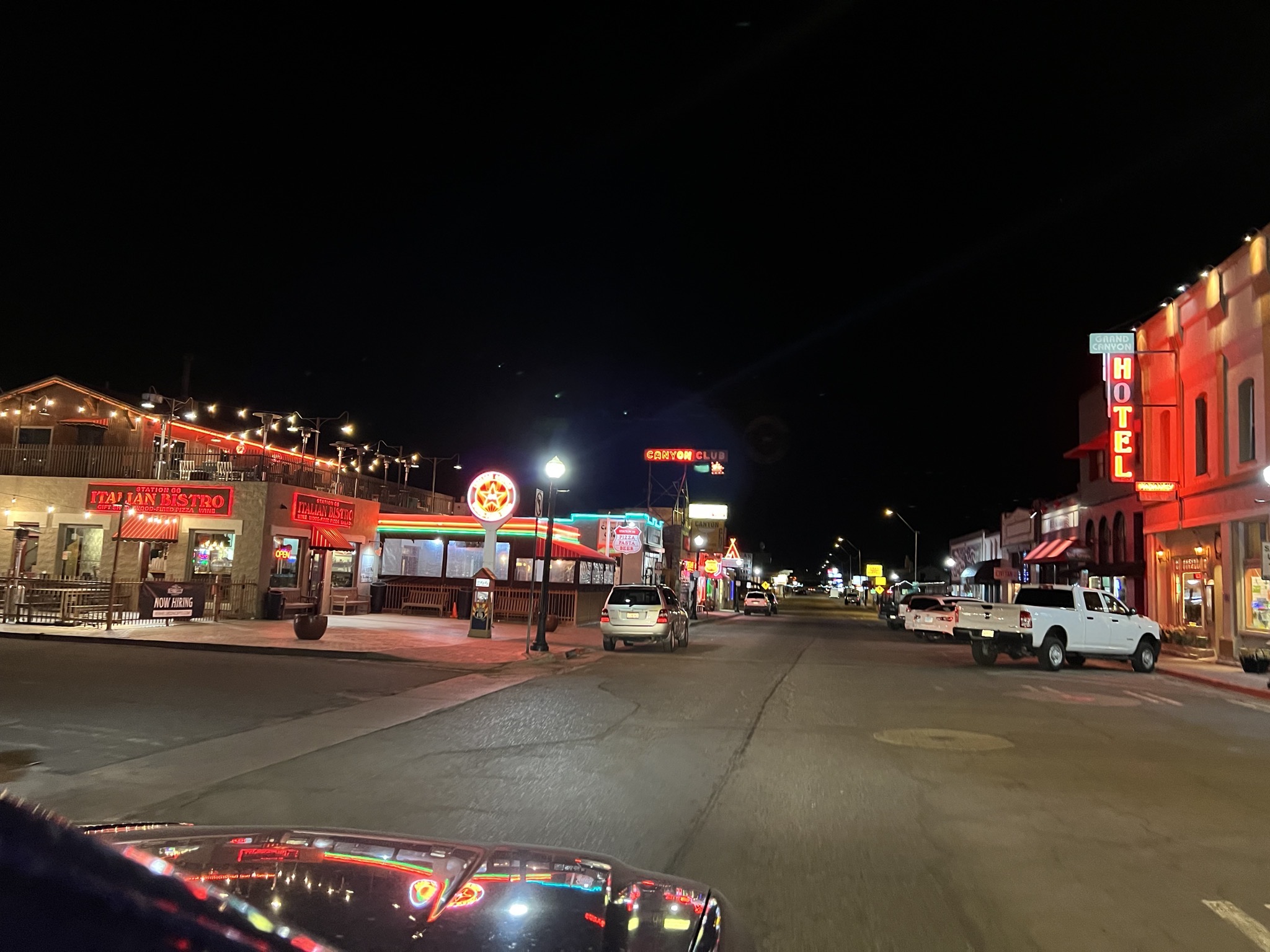 Williams at night