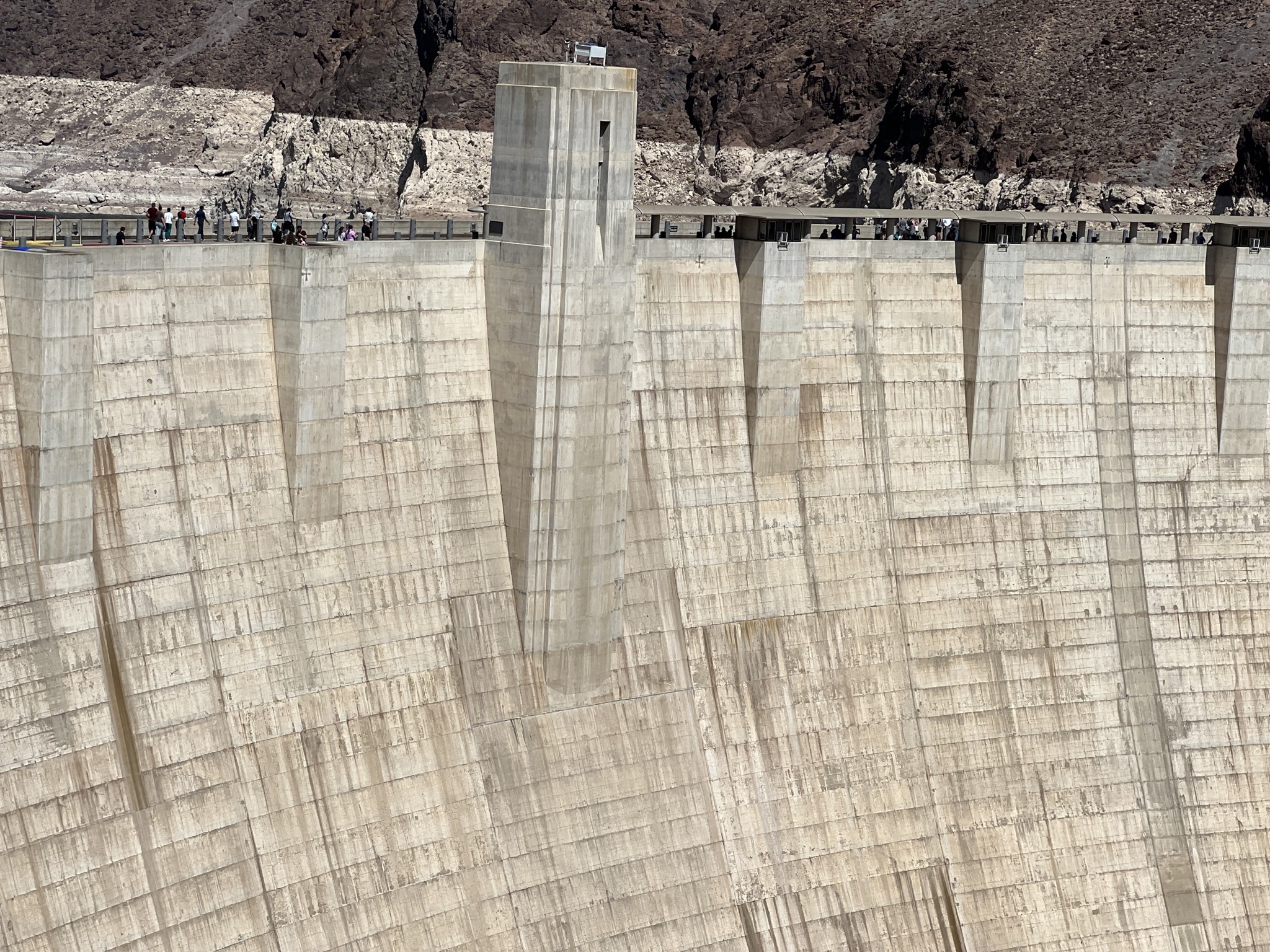 Top of dam