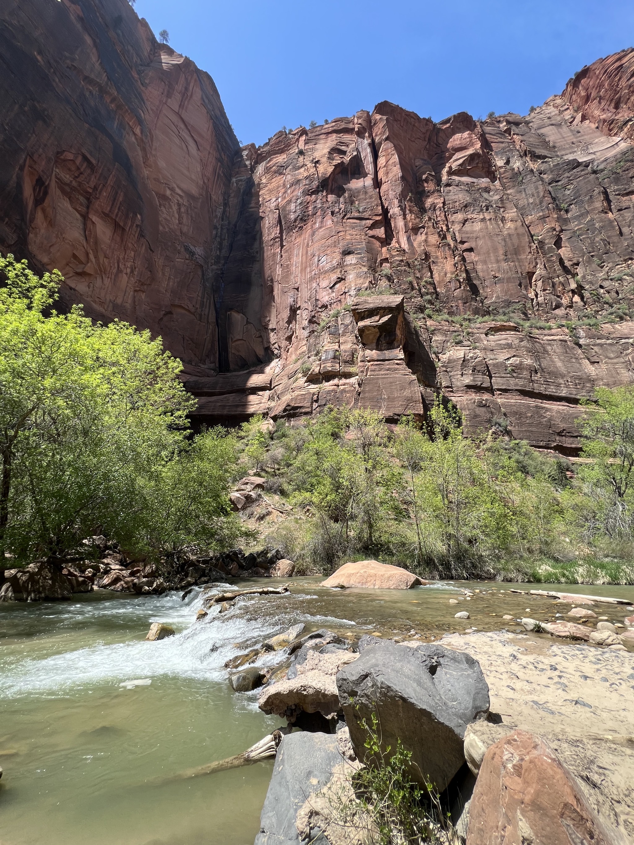 Rocks and river