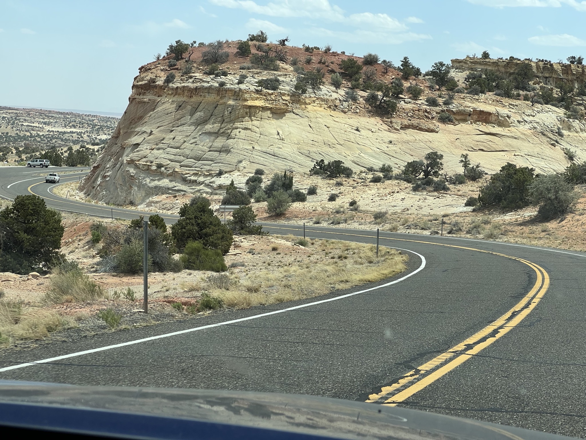 Road and rocks