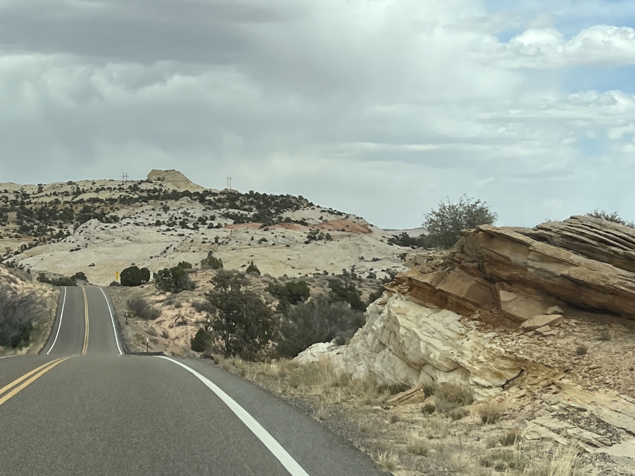 Road and rocks