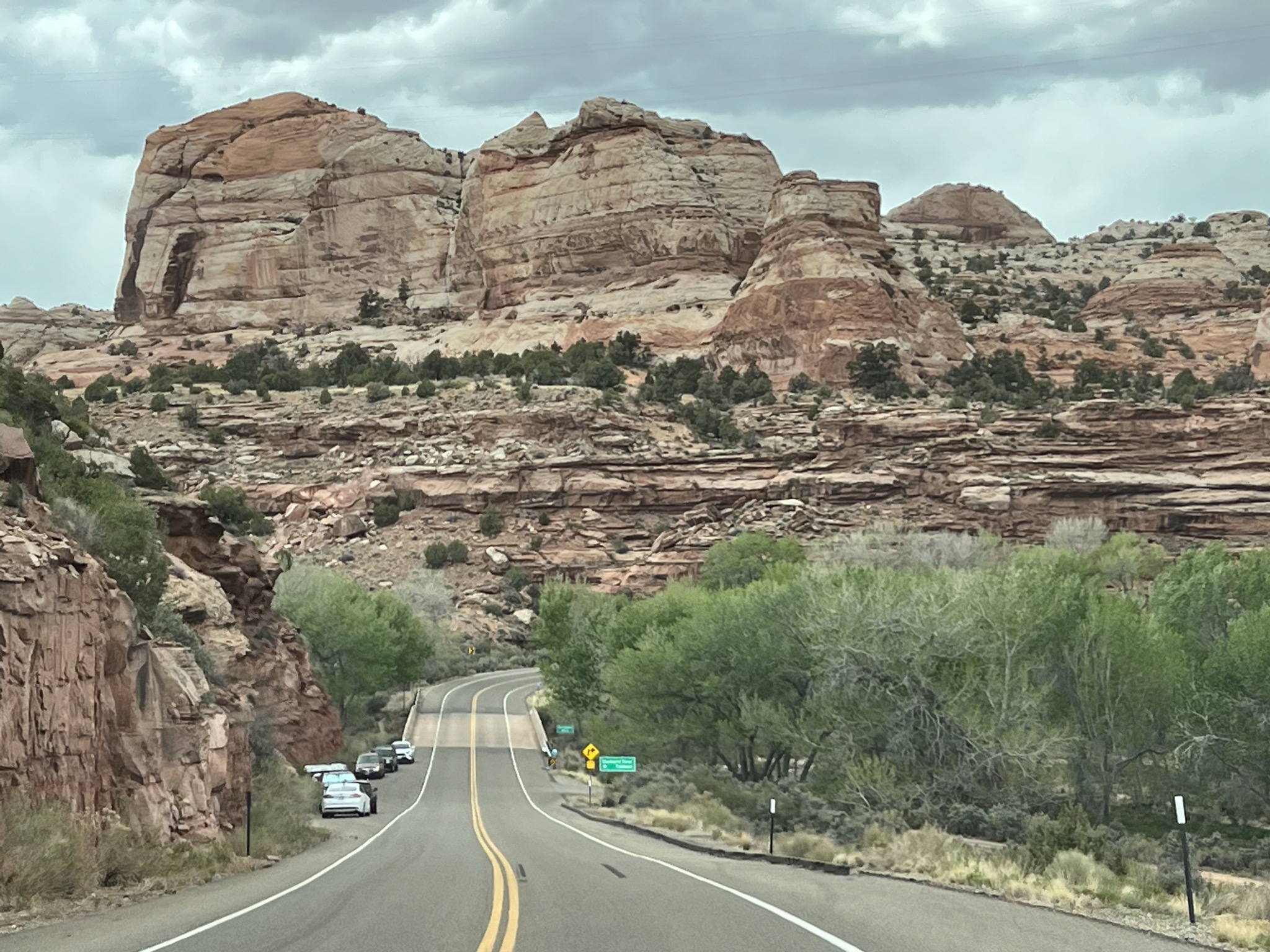 Road and rocks
