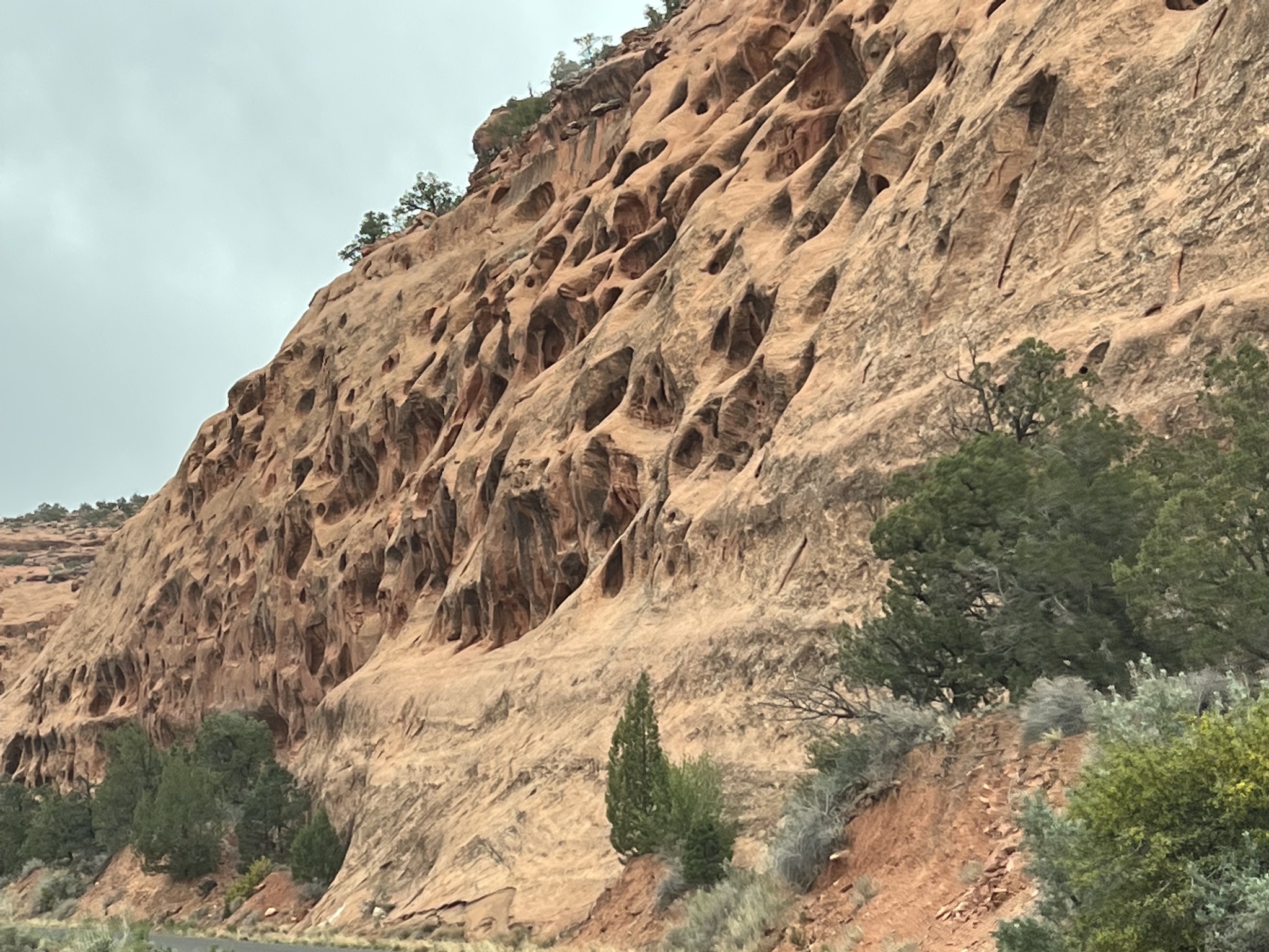 Road and rocks