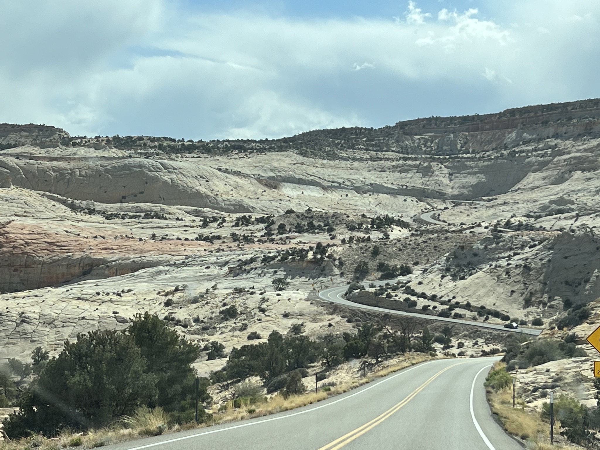 Road and rocks