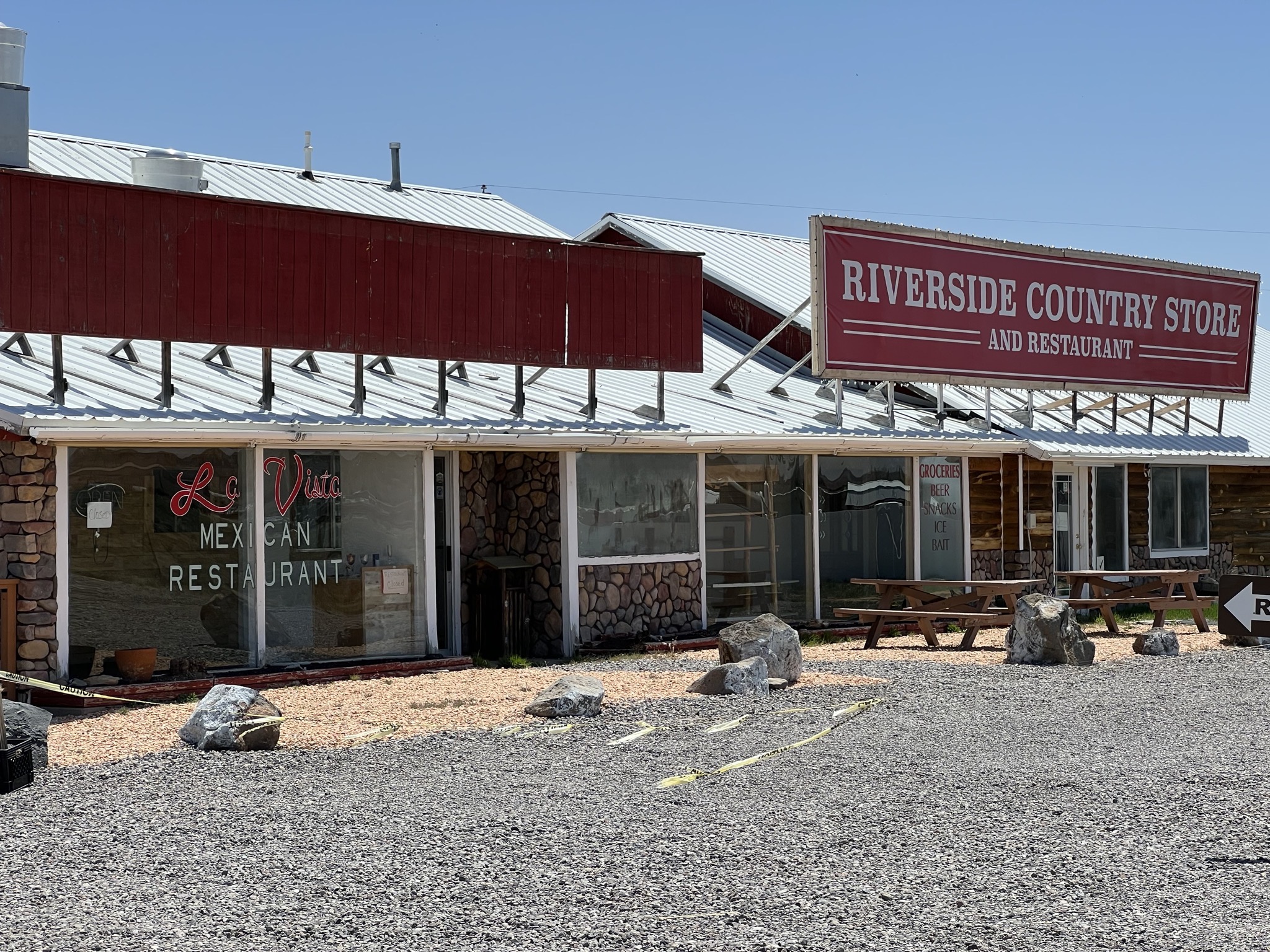 Closed Mexican restaurant