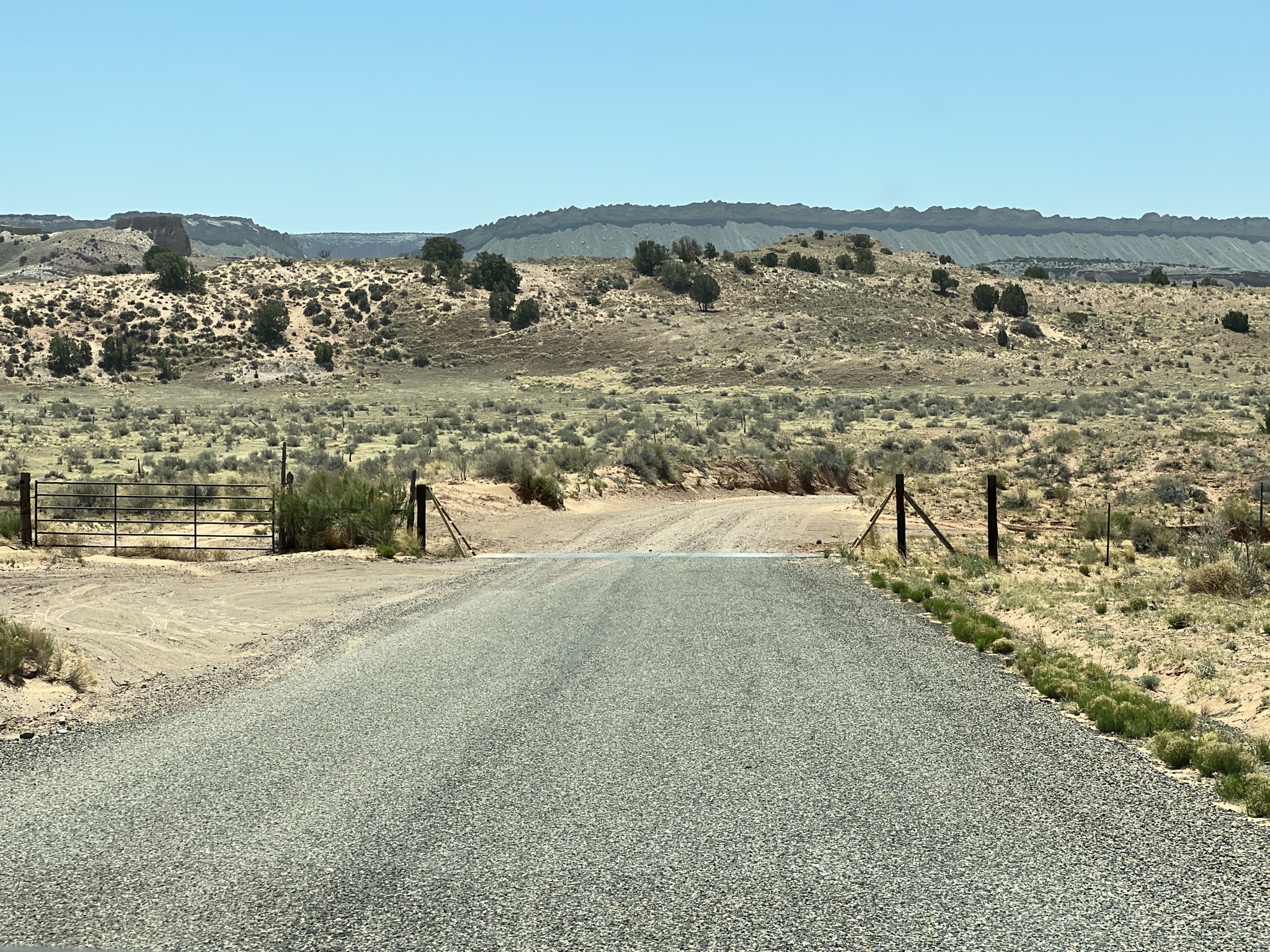 Pavement ends