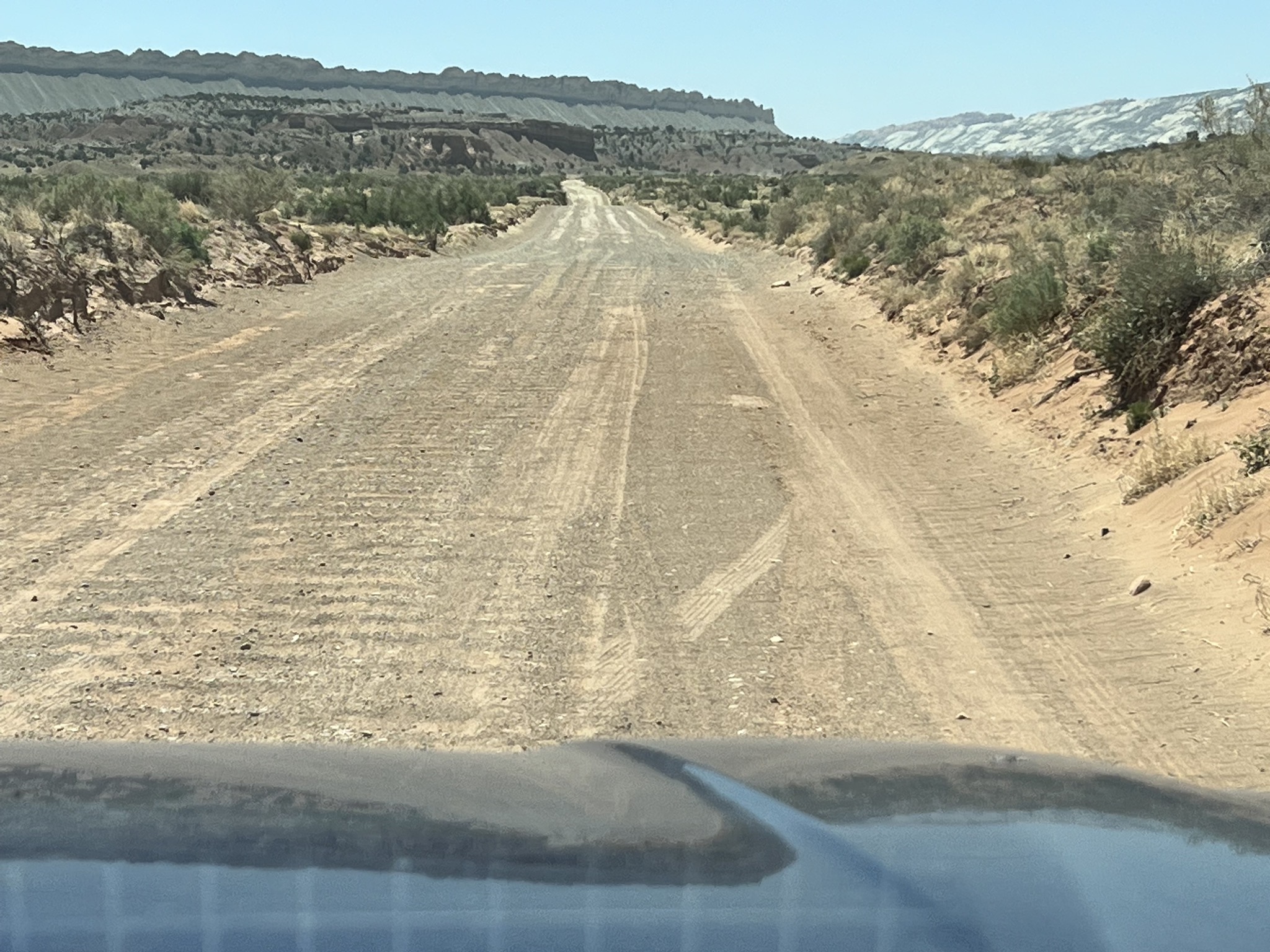 Washboarded road