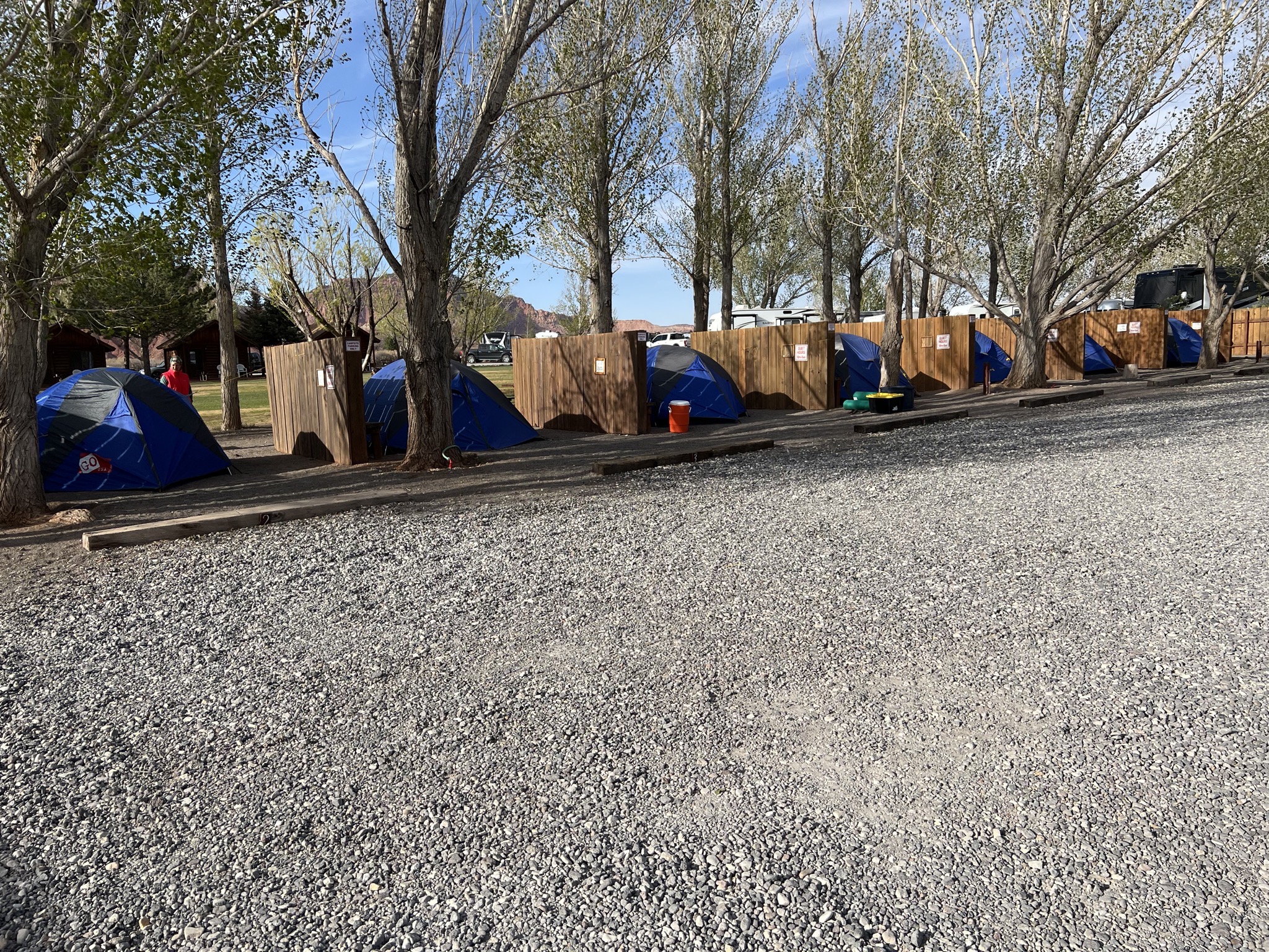 Tent sites