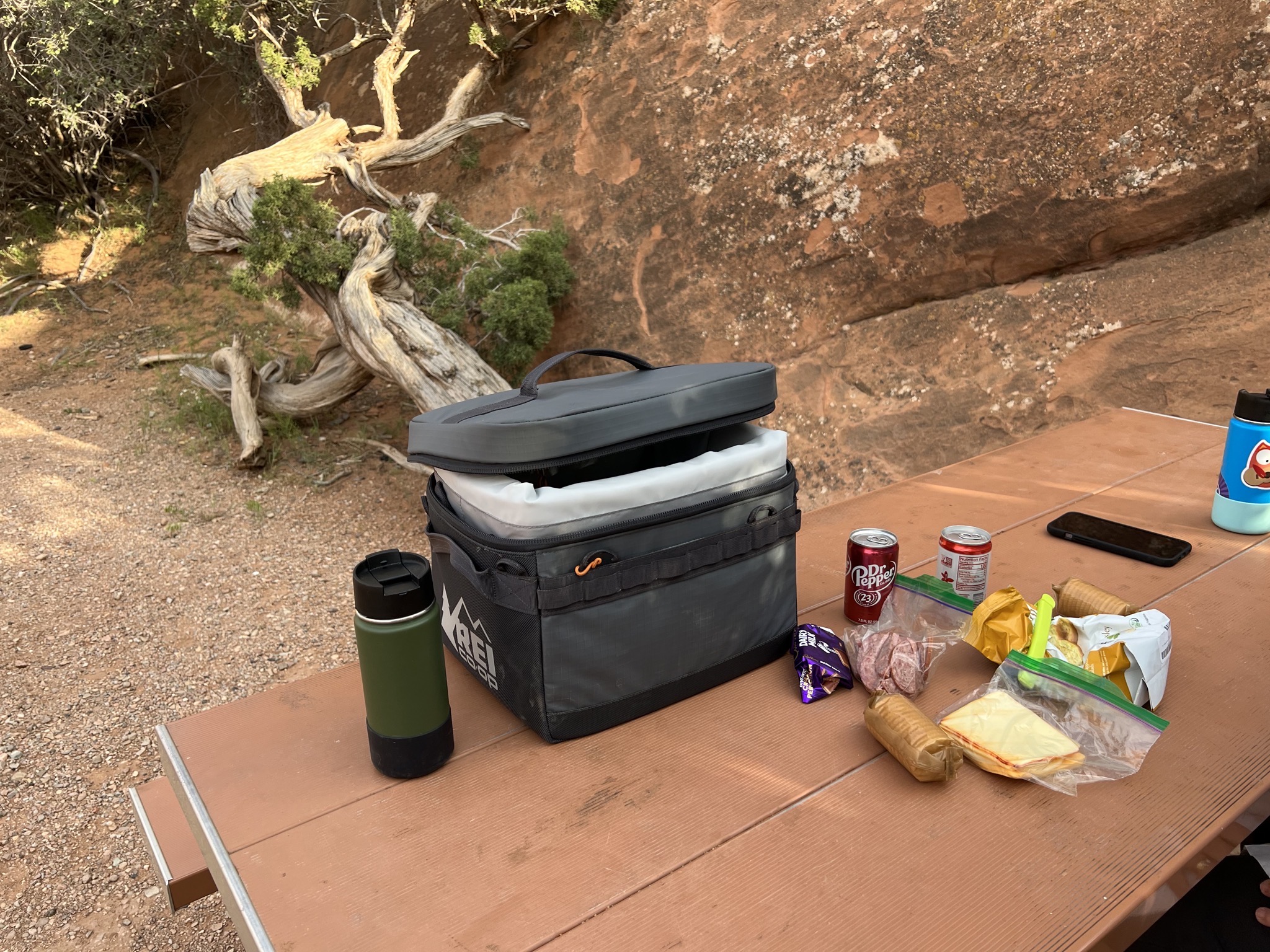 Picnic dinner