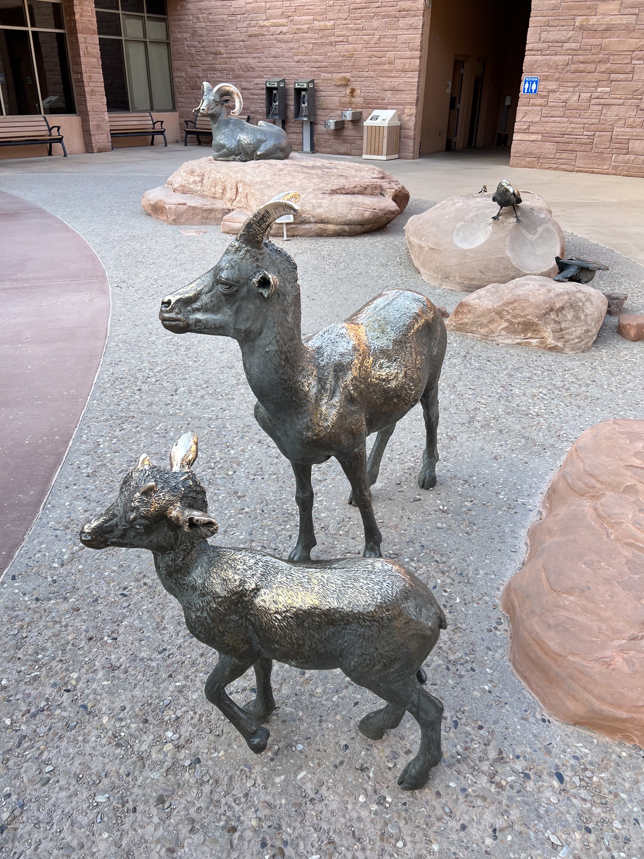 Animal sculptures