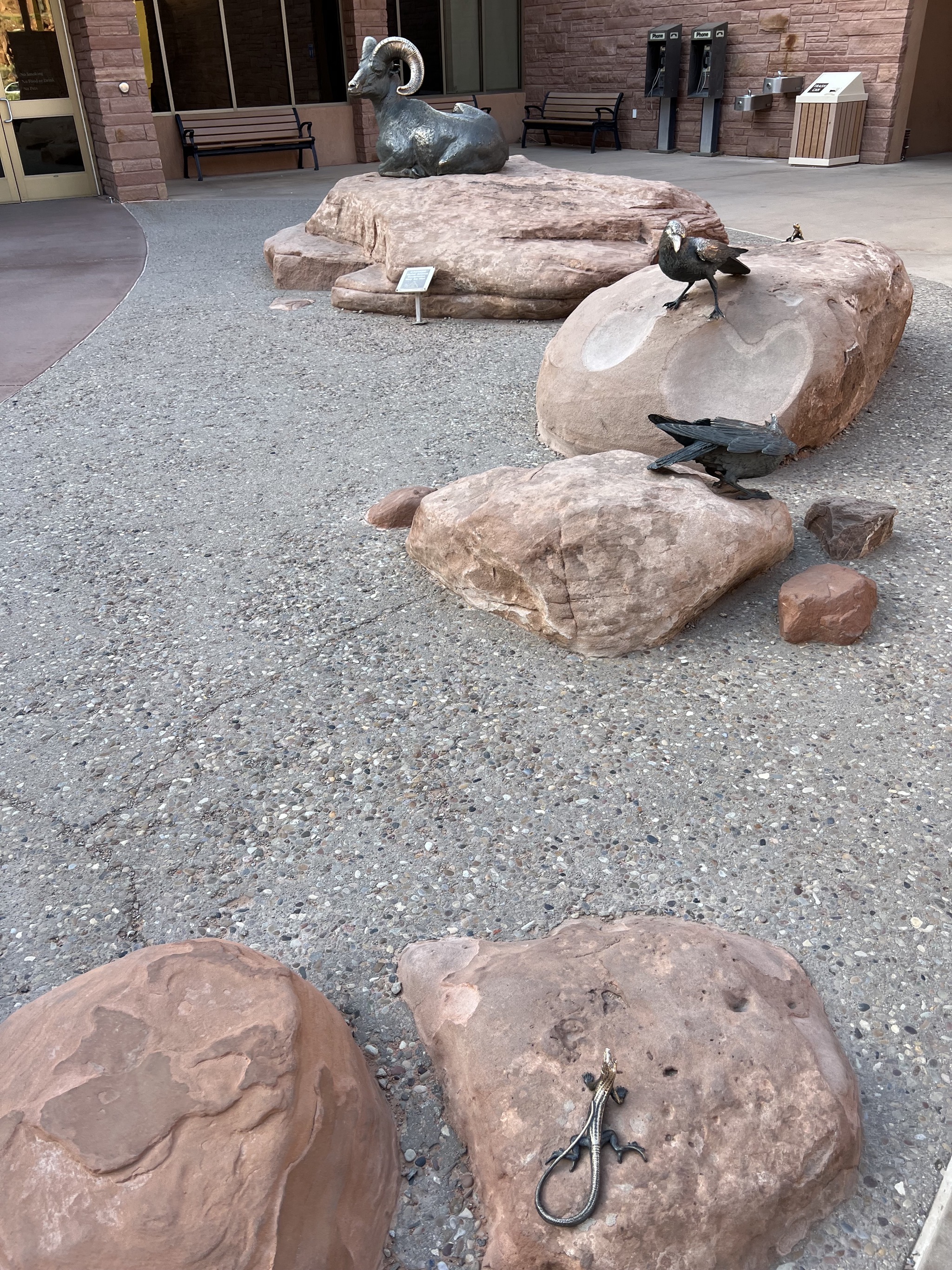 Animal sculptures