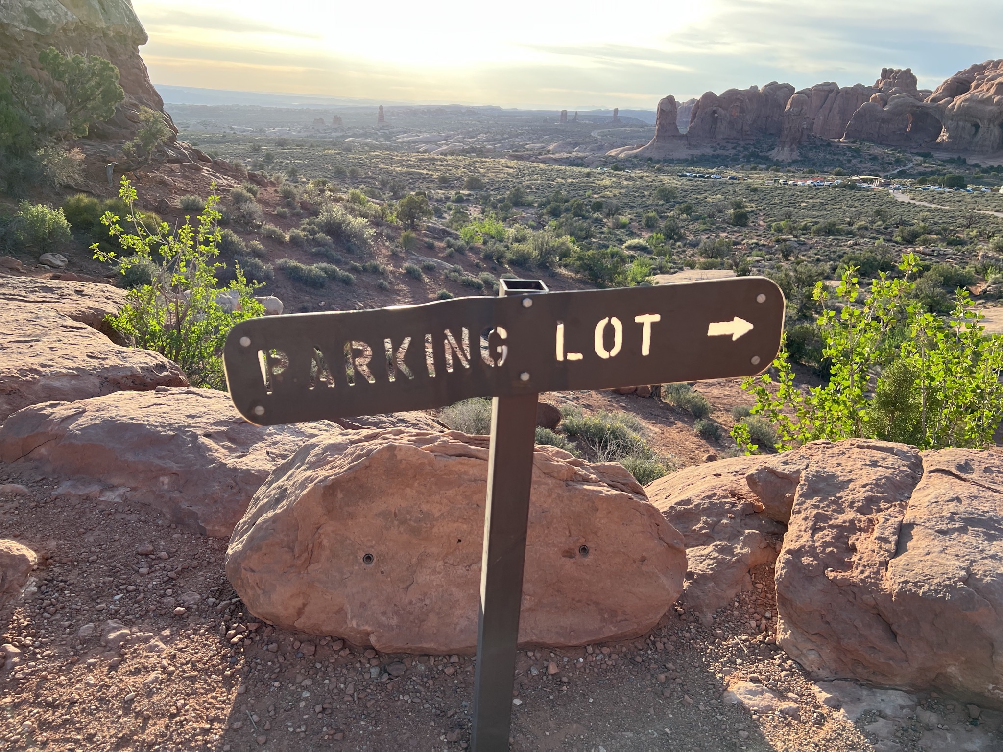 Parking Lot sign