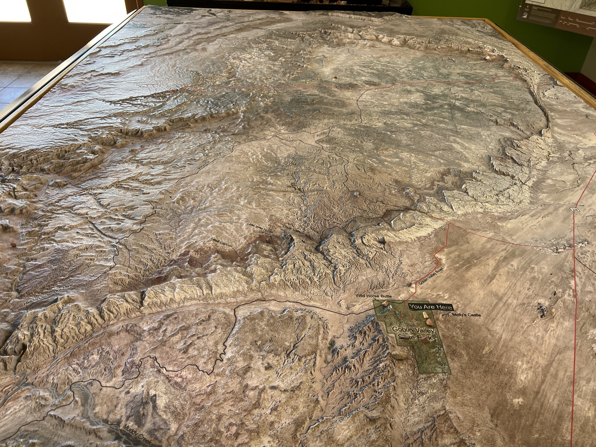 Relief map