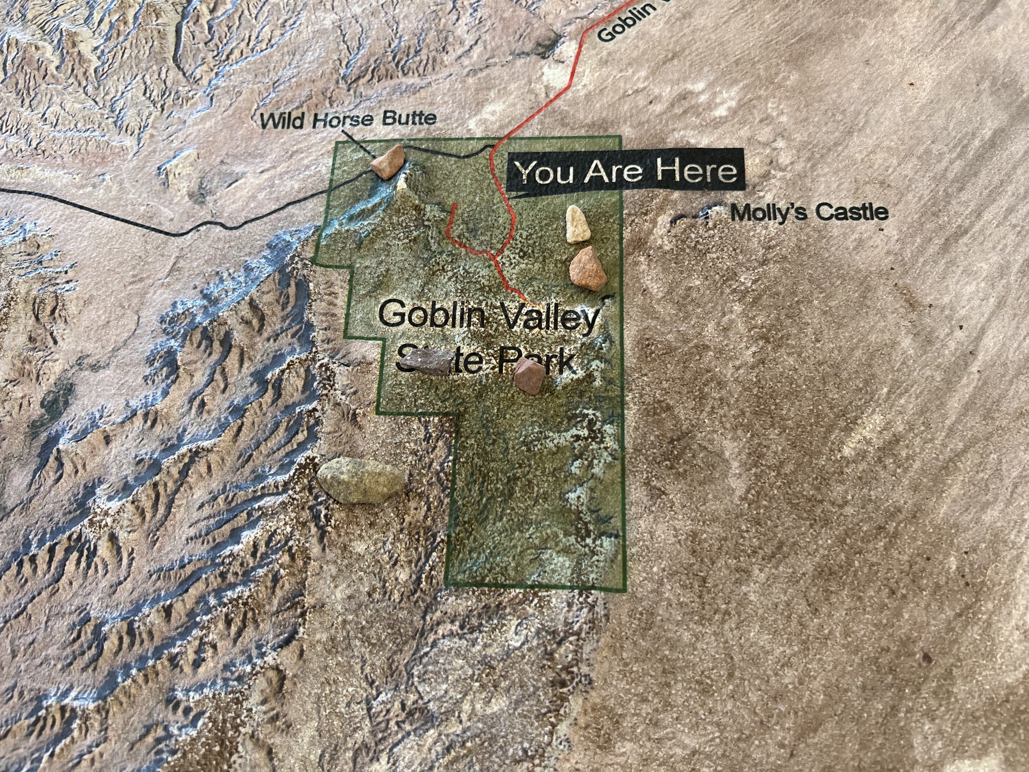 Relief map