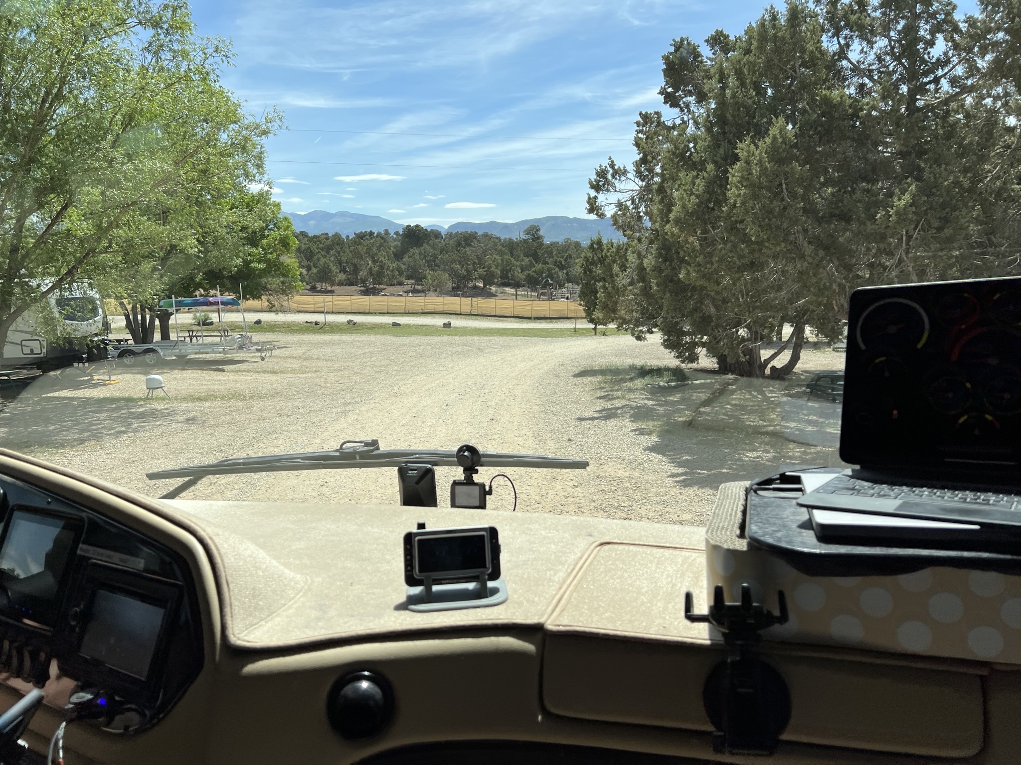 Leaving RV park