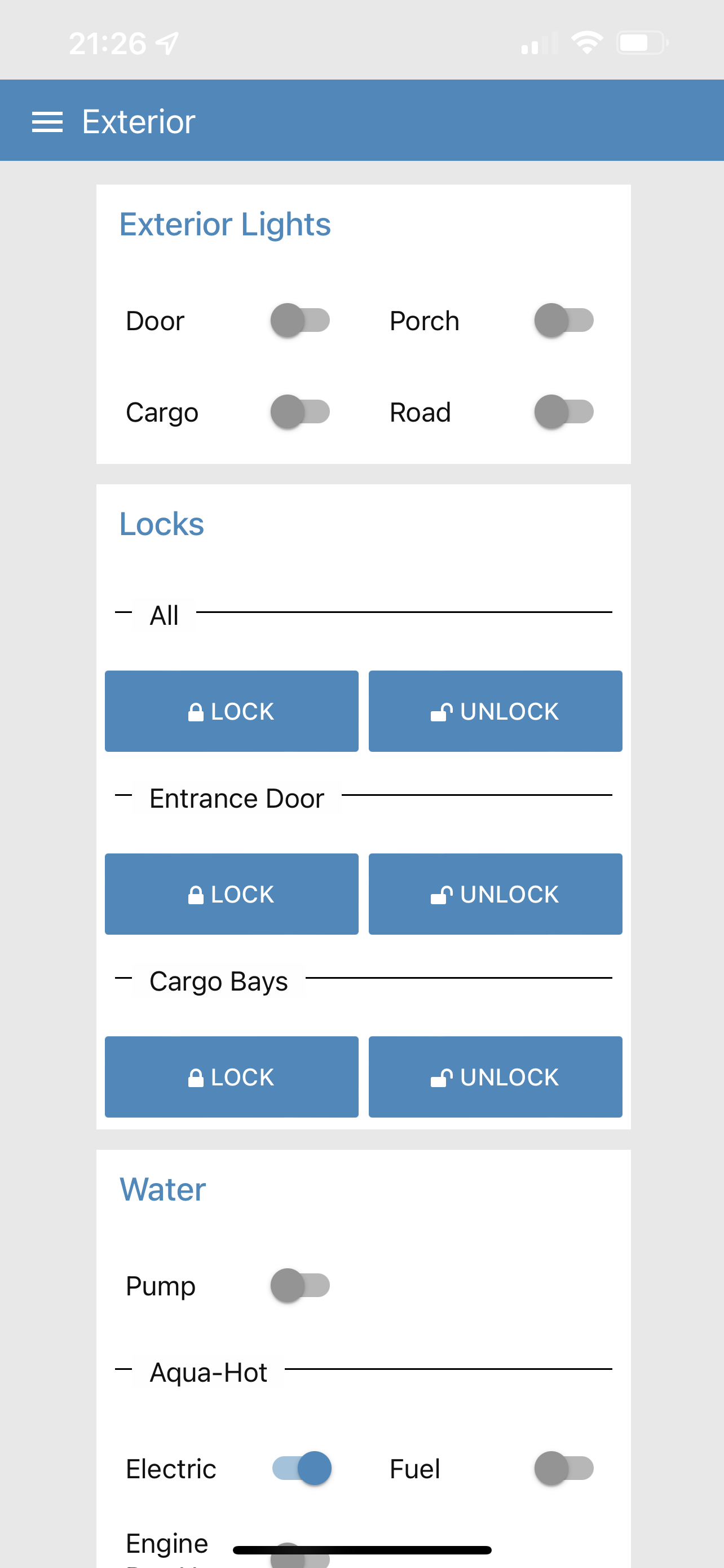 Coach Proxy controls