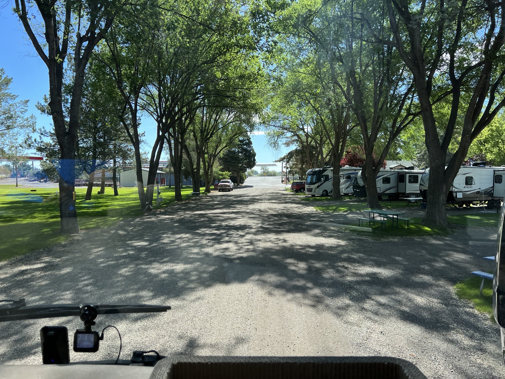 Leaving RV park