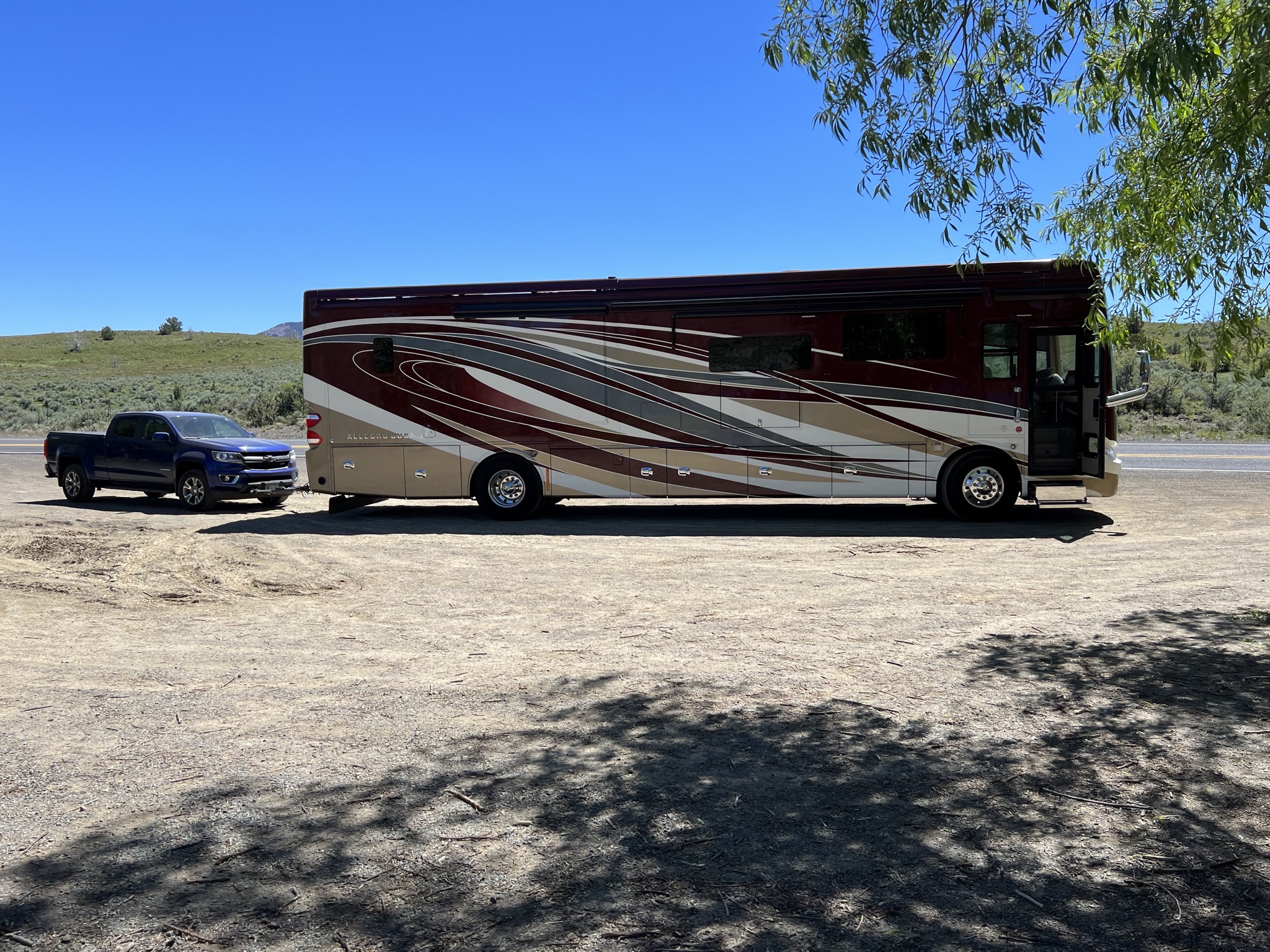 Our truck and coach