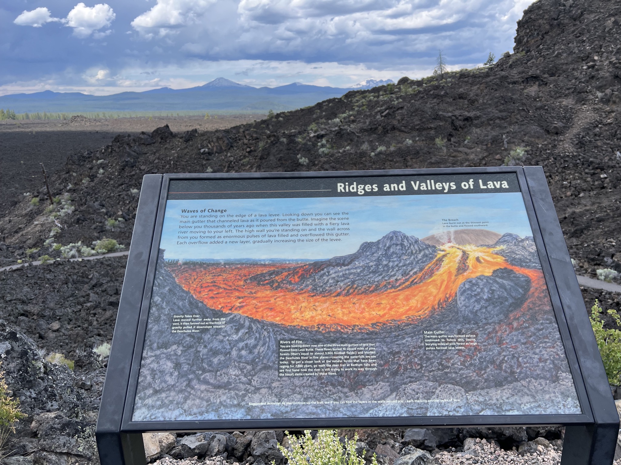 Trail of the Molten Land hike