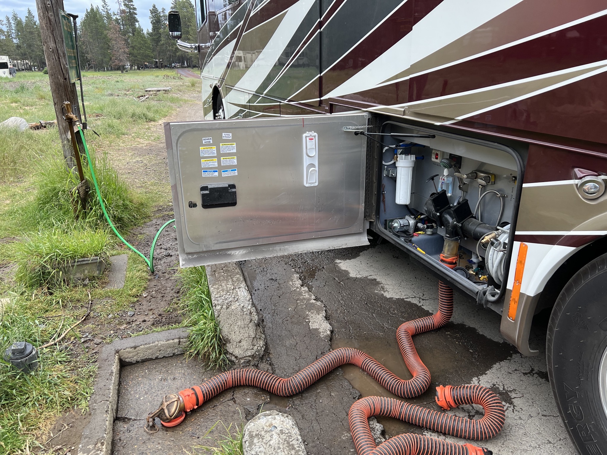 Dump station