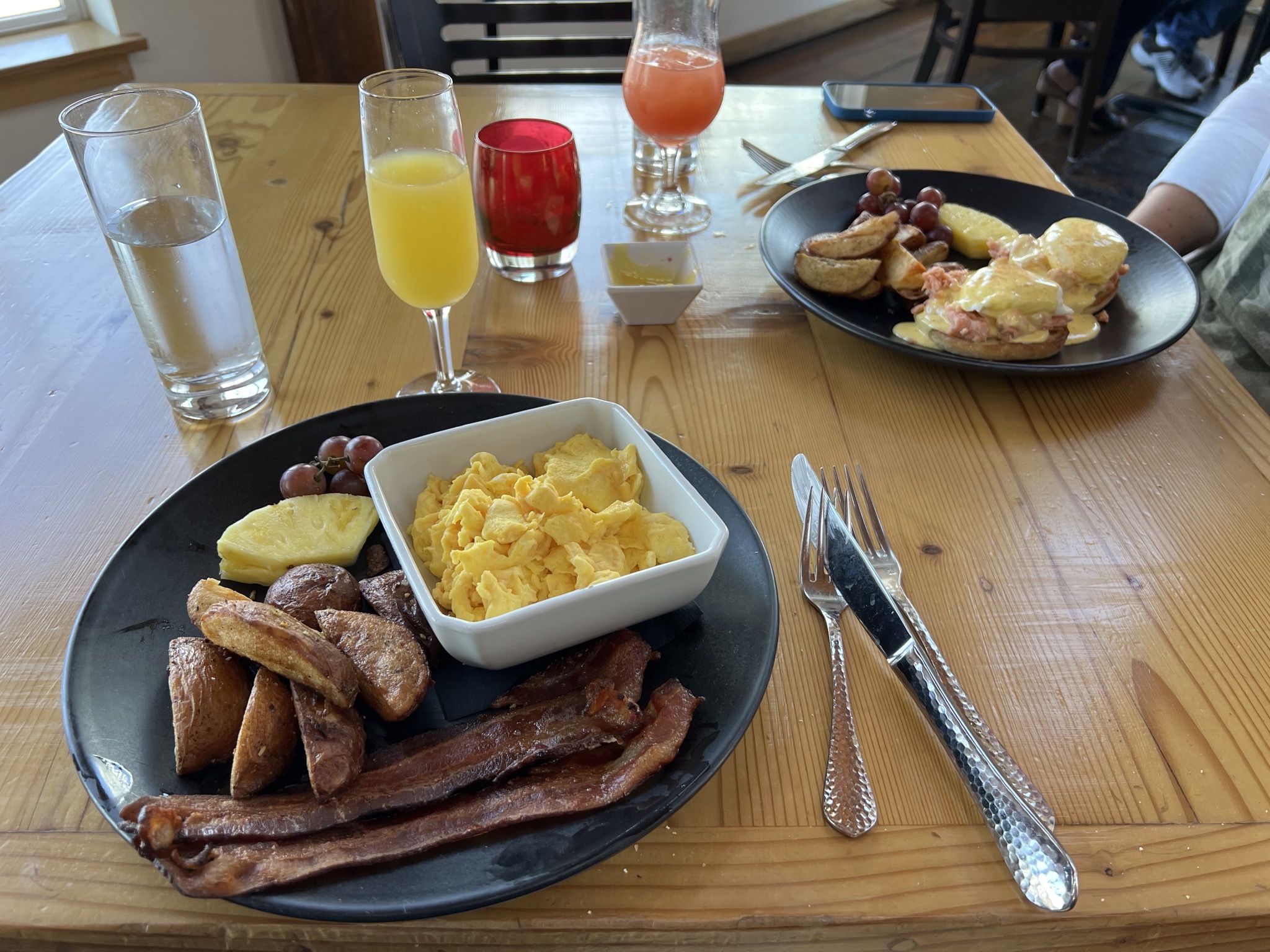 Breakfast for late lunch