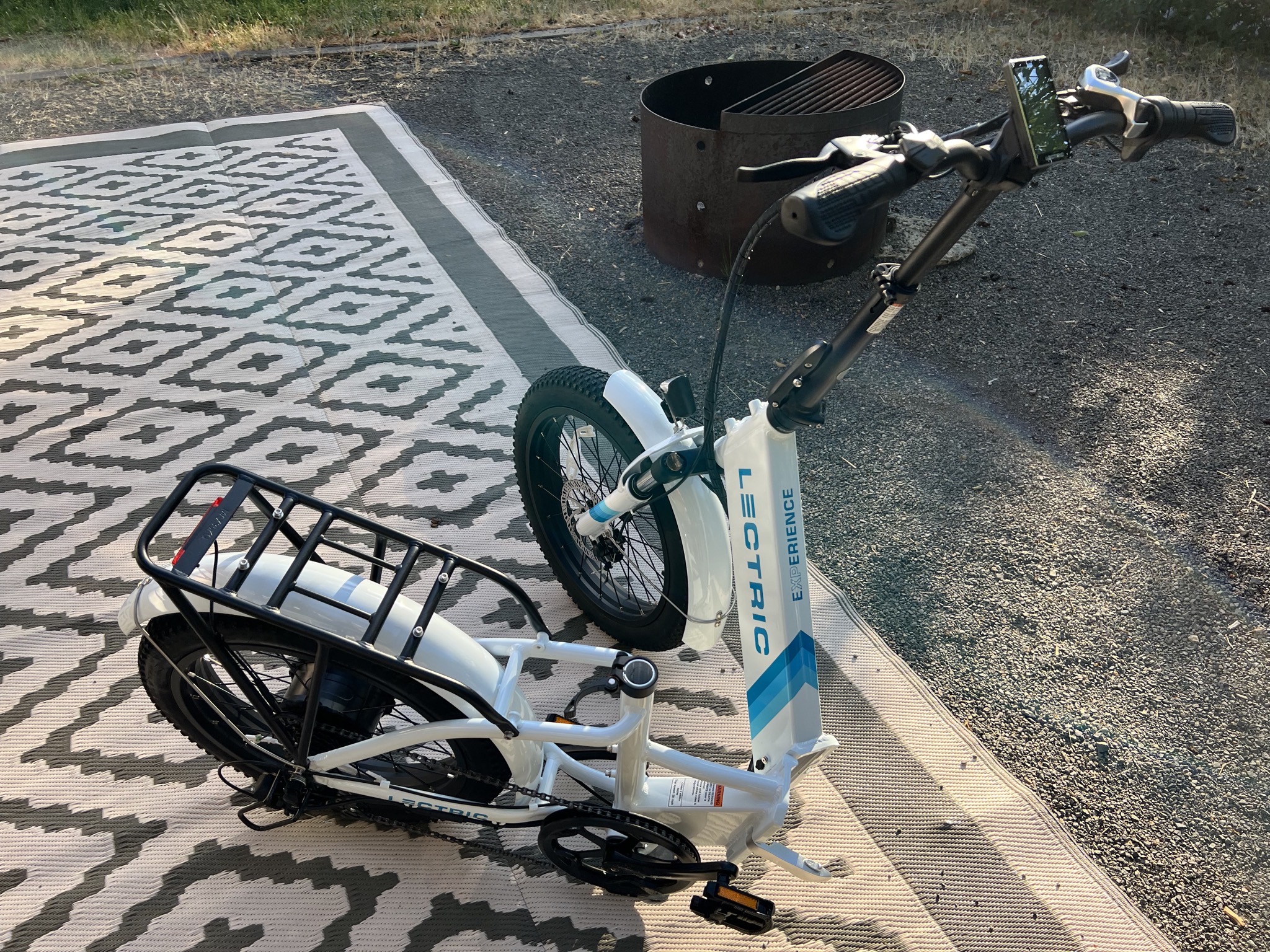 Folded bike