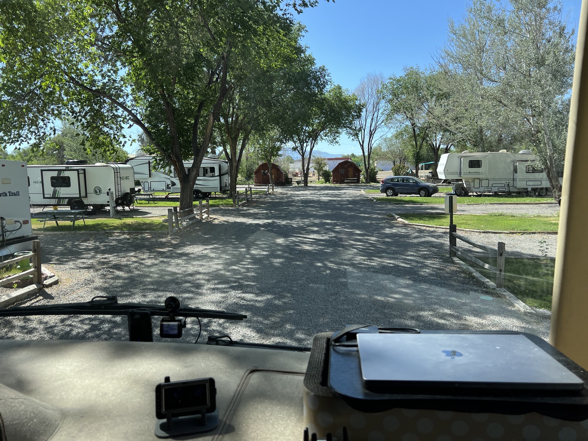 Leaving RV park