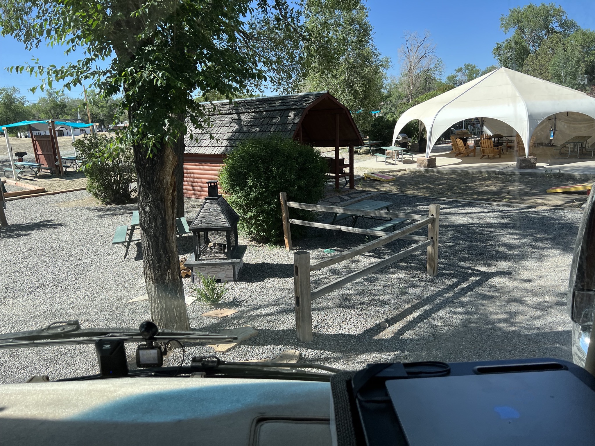 Leaving RV park