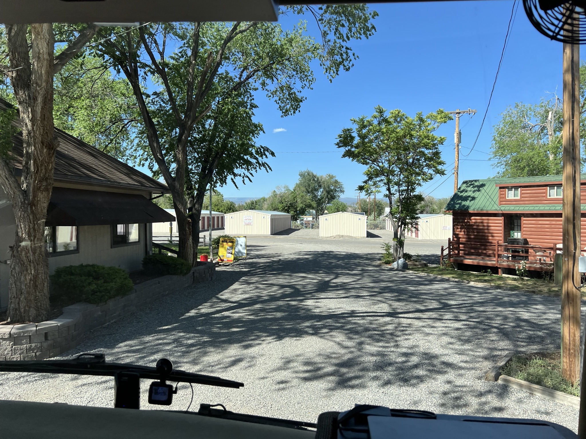 Leaving RV park