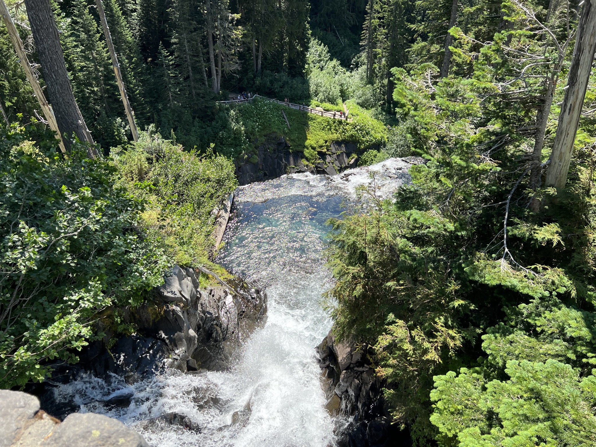 Top of waterfall