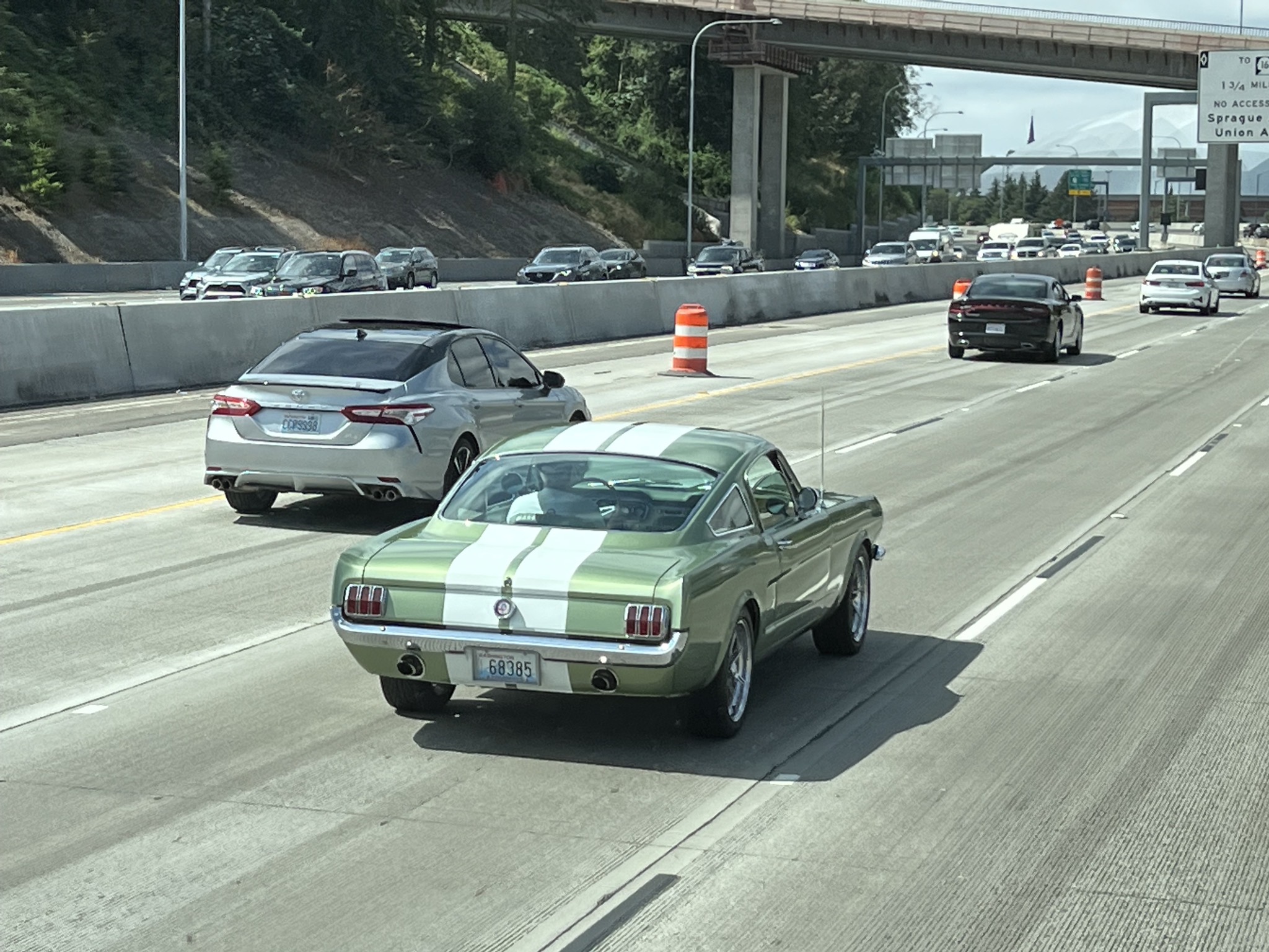 Green car