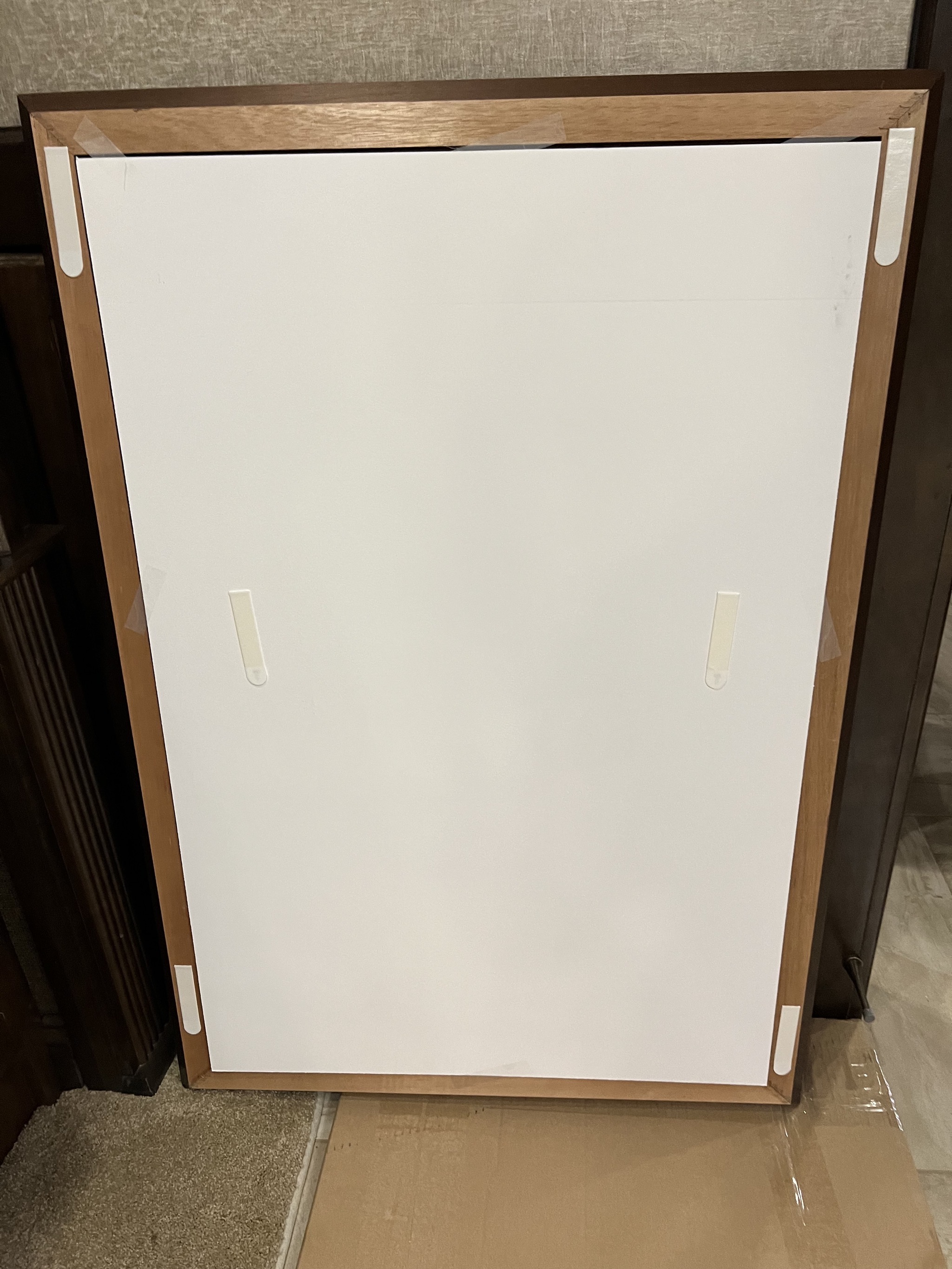Frame with Command strips