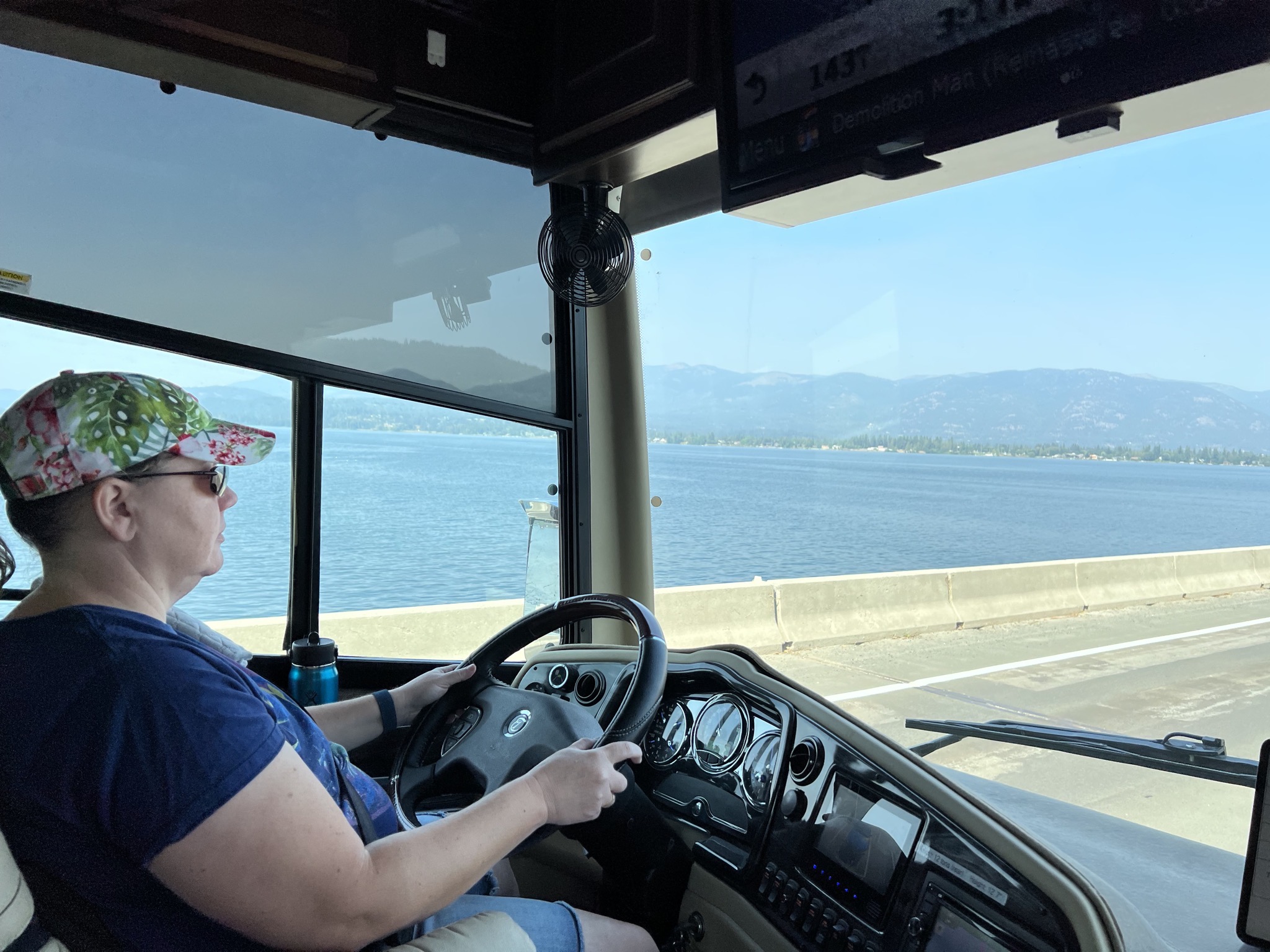Jenn driving