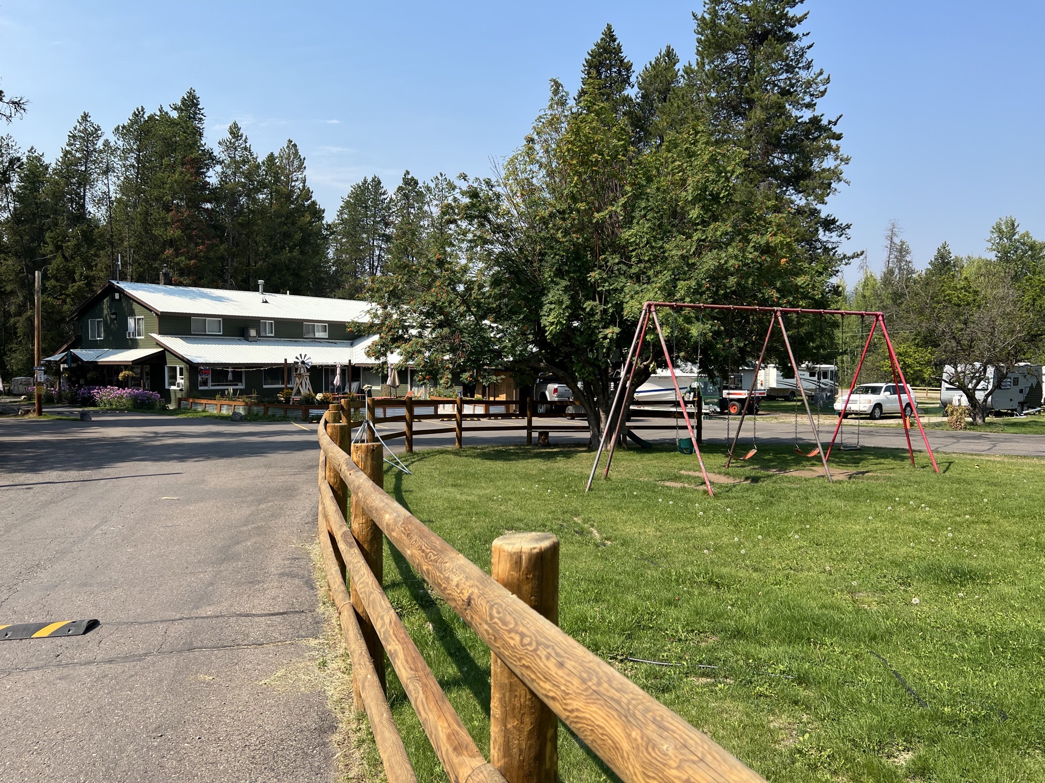 Office and playground