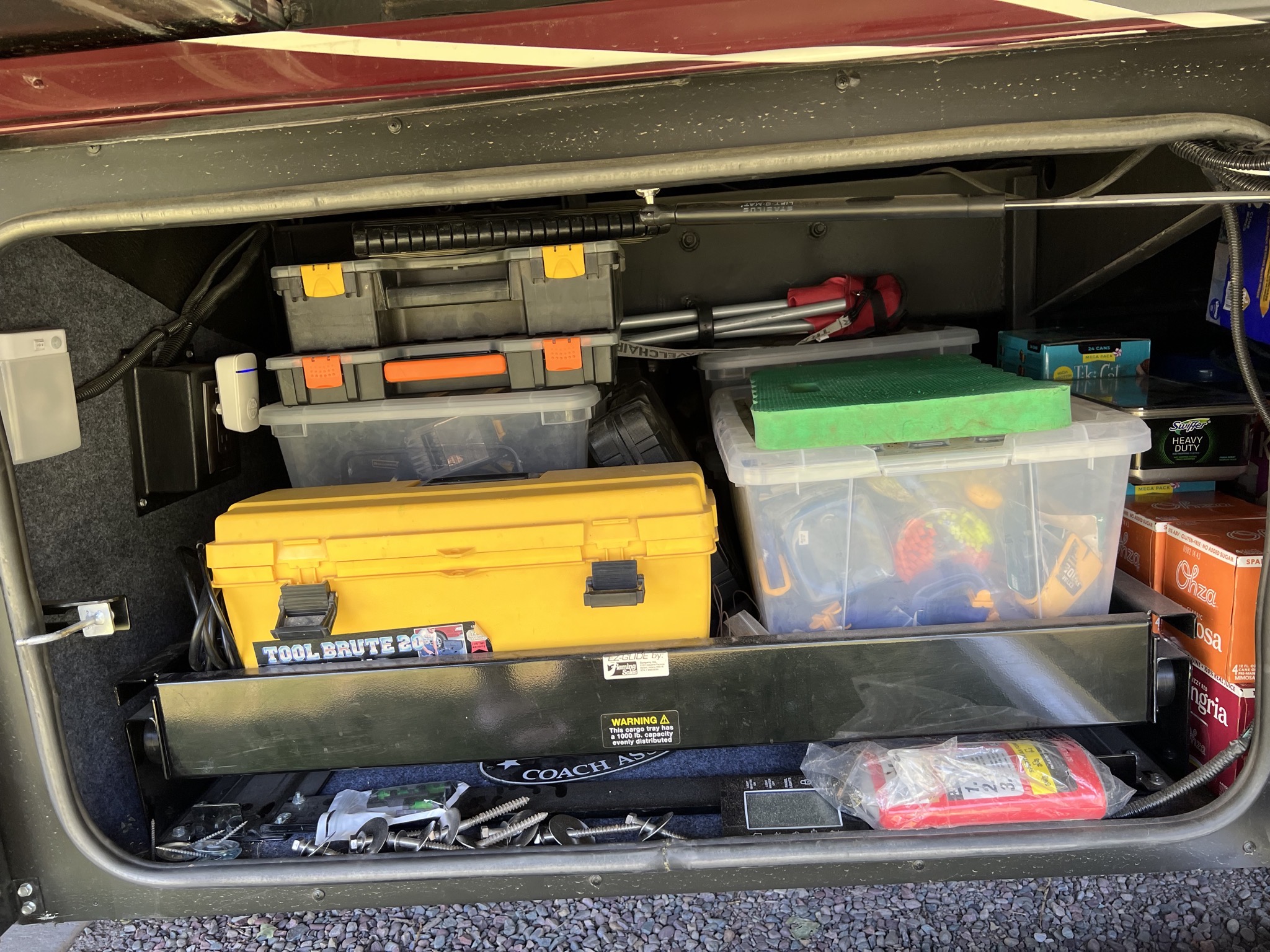 Basement storage