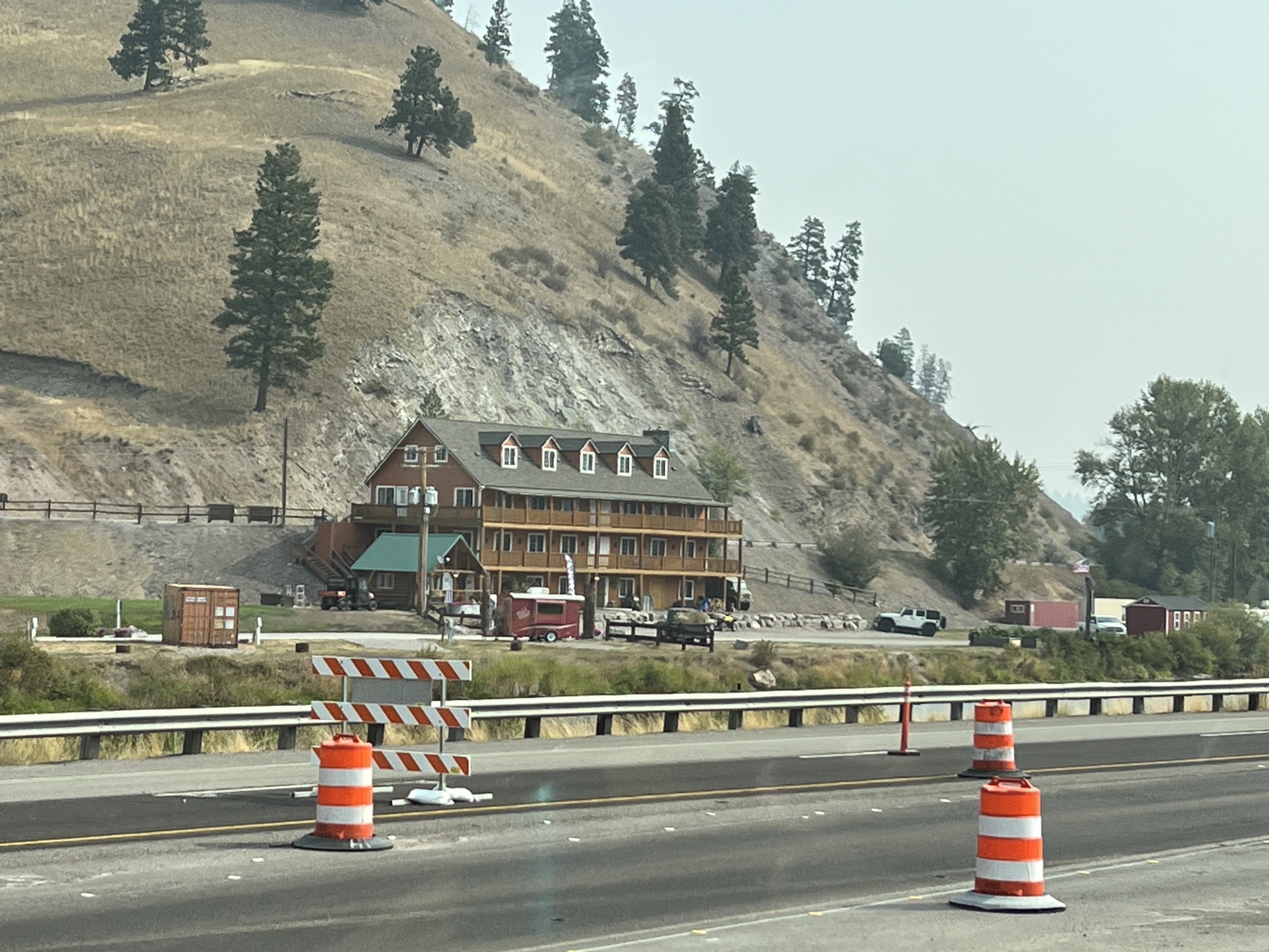 Interesting building and roadworks