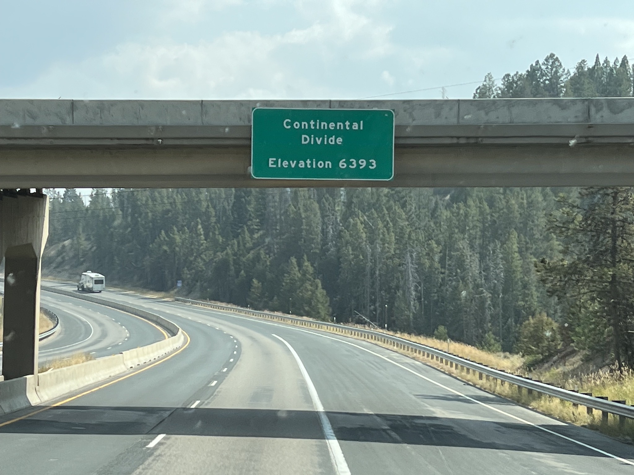 Continental Divide, elevation 6393