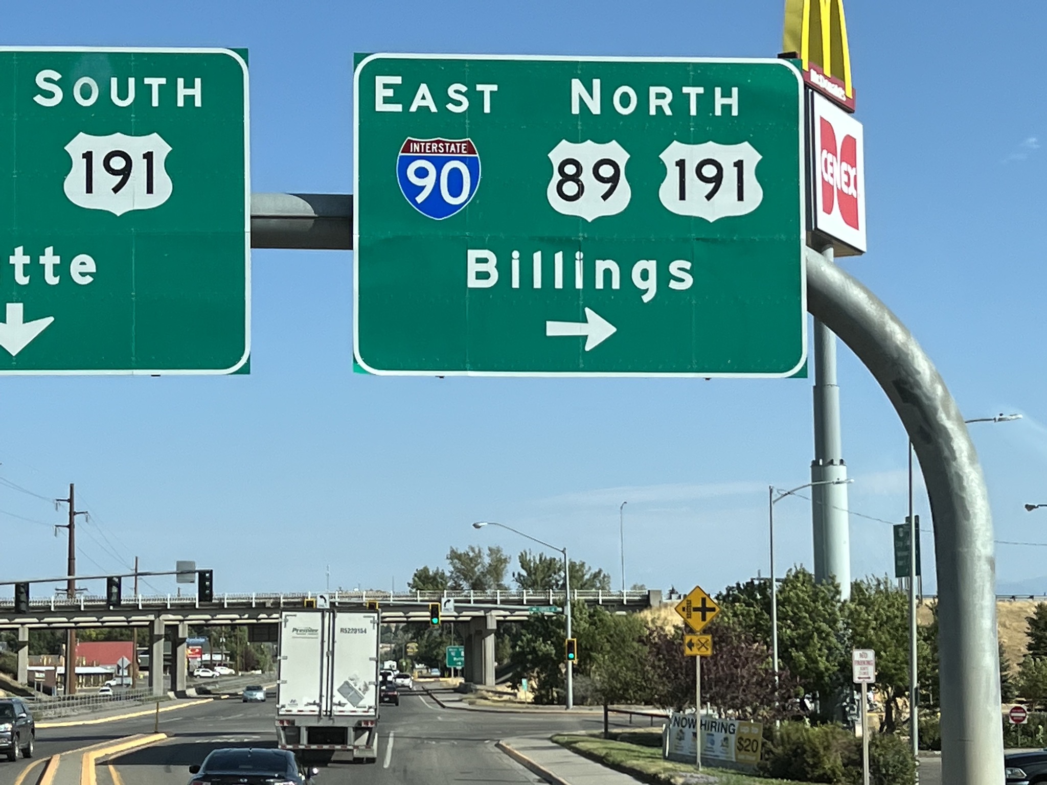 Getting onto I-90