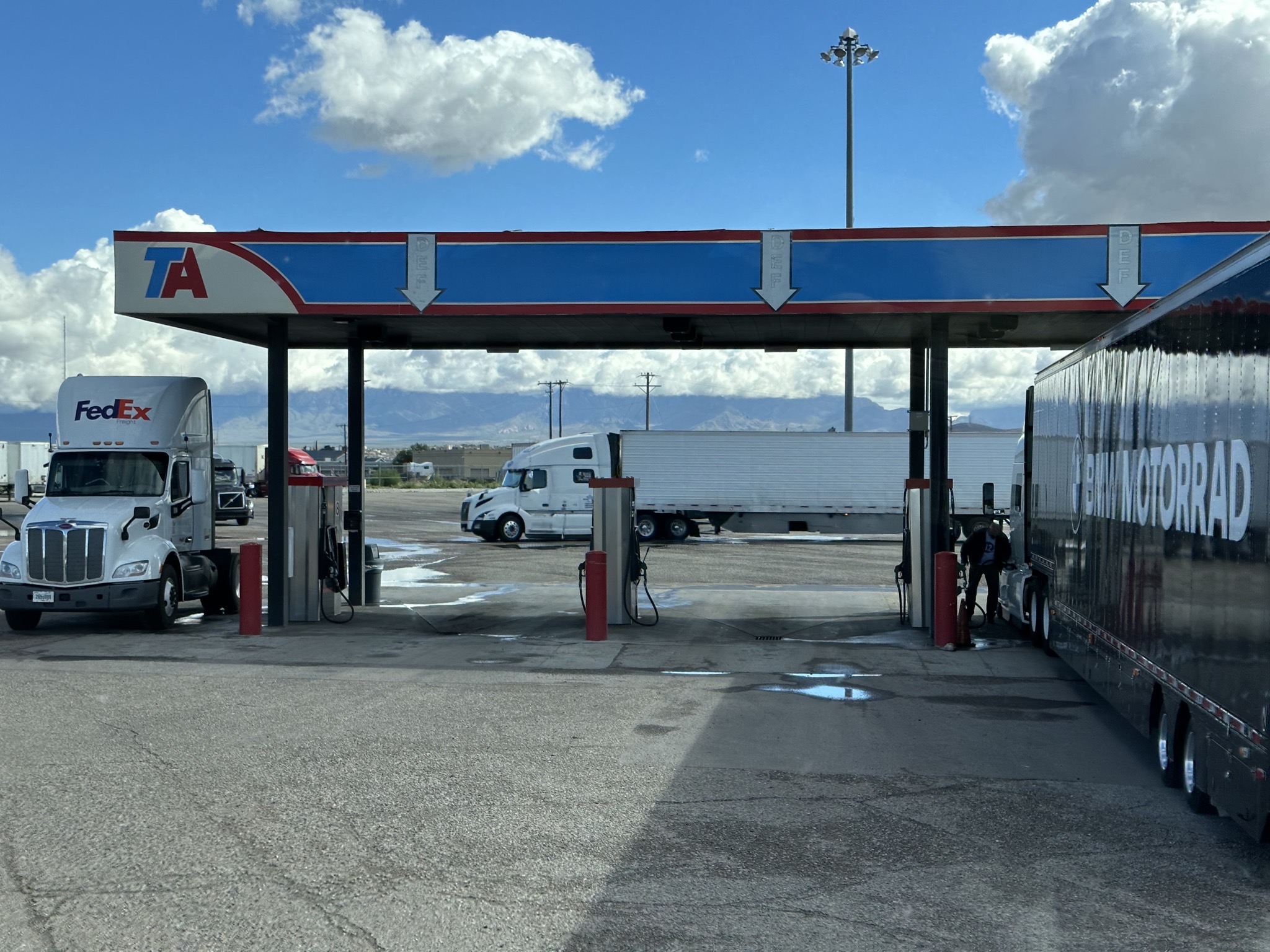Fuel stop