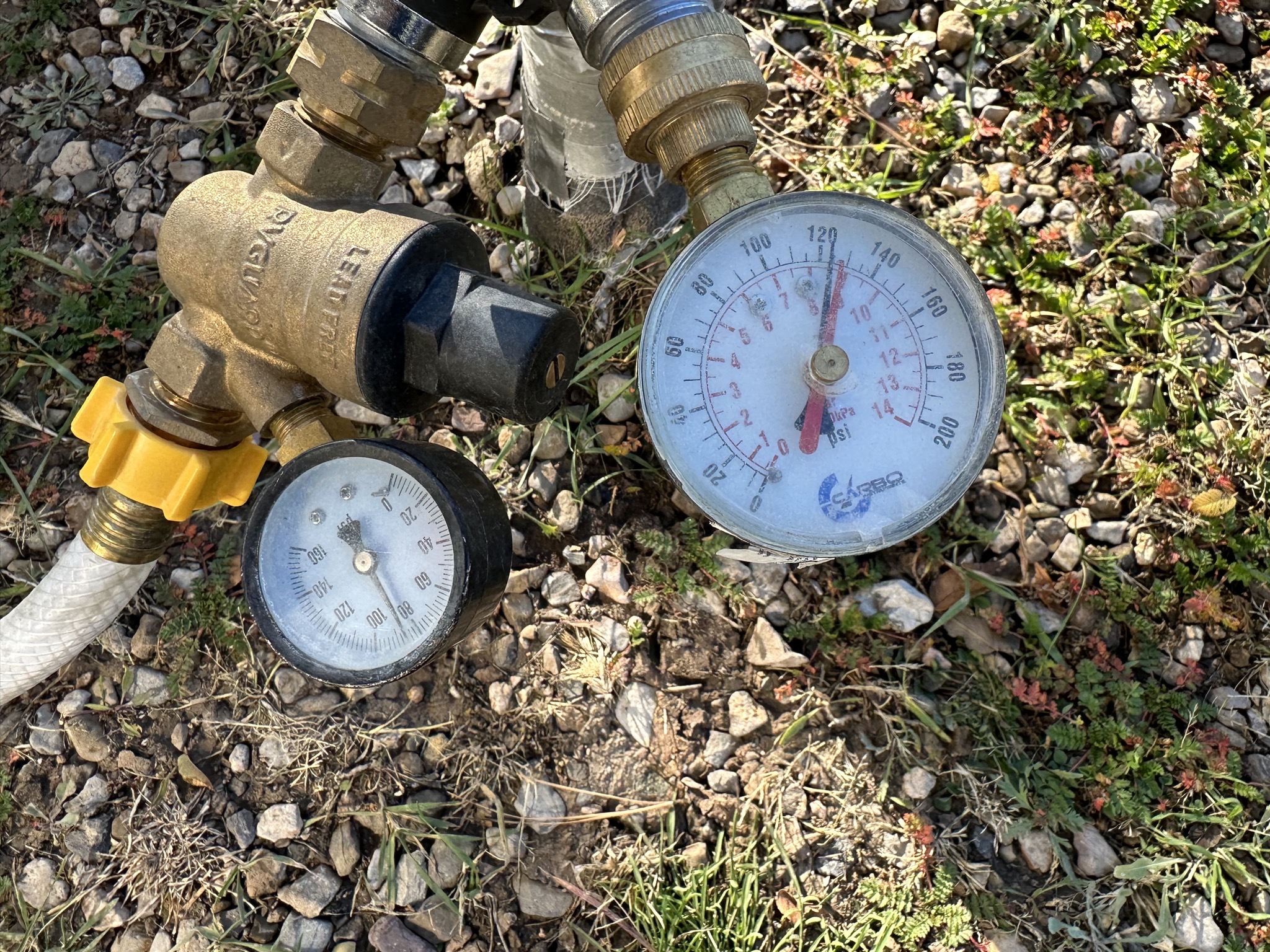Pressure regulator and gauge