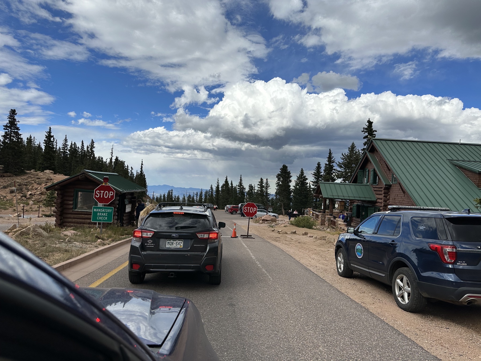 Mandatory brake check